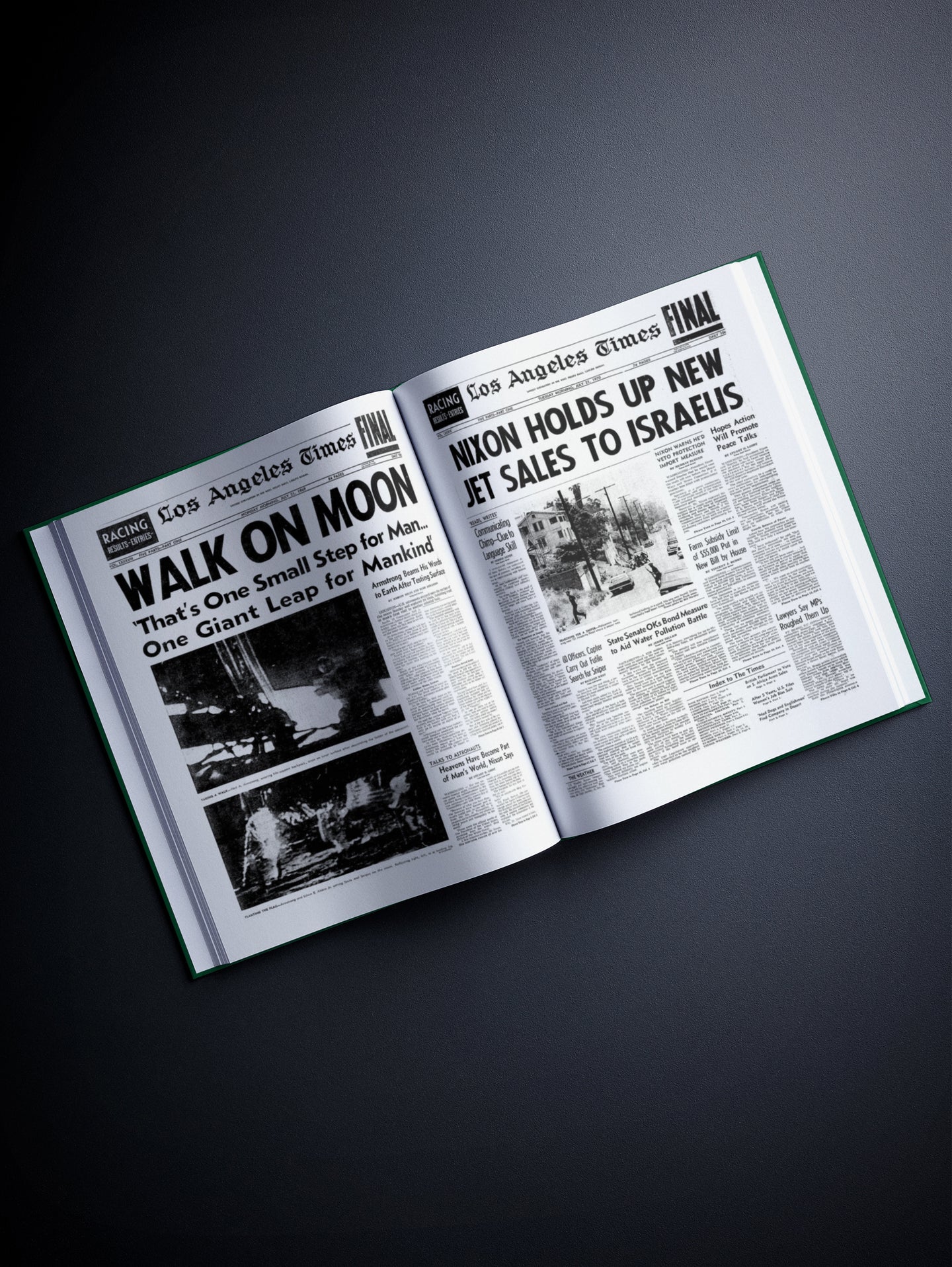 Personalised Birthday Newspaper Book Los Angeles Times Edition - Historic Newspapers