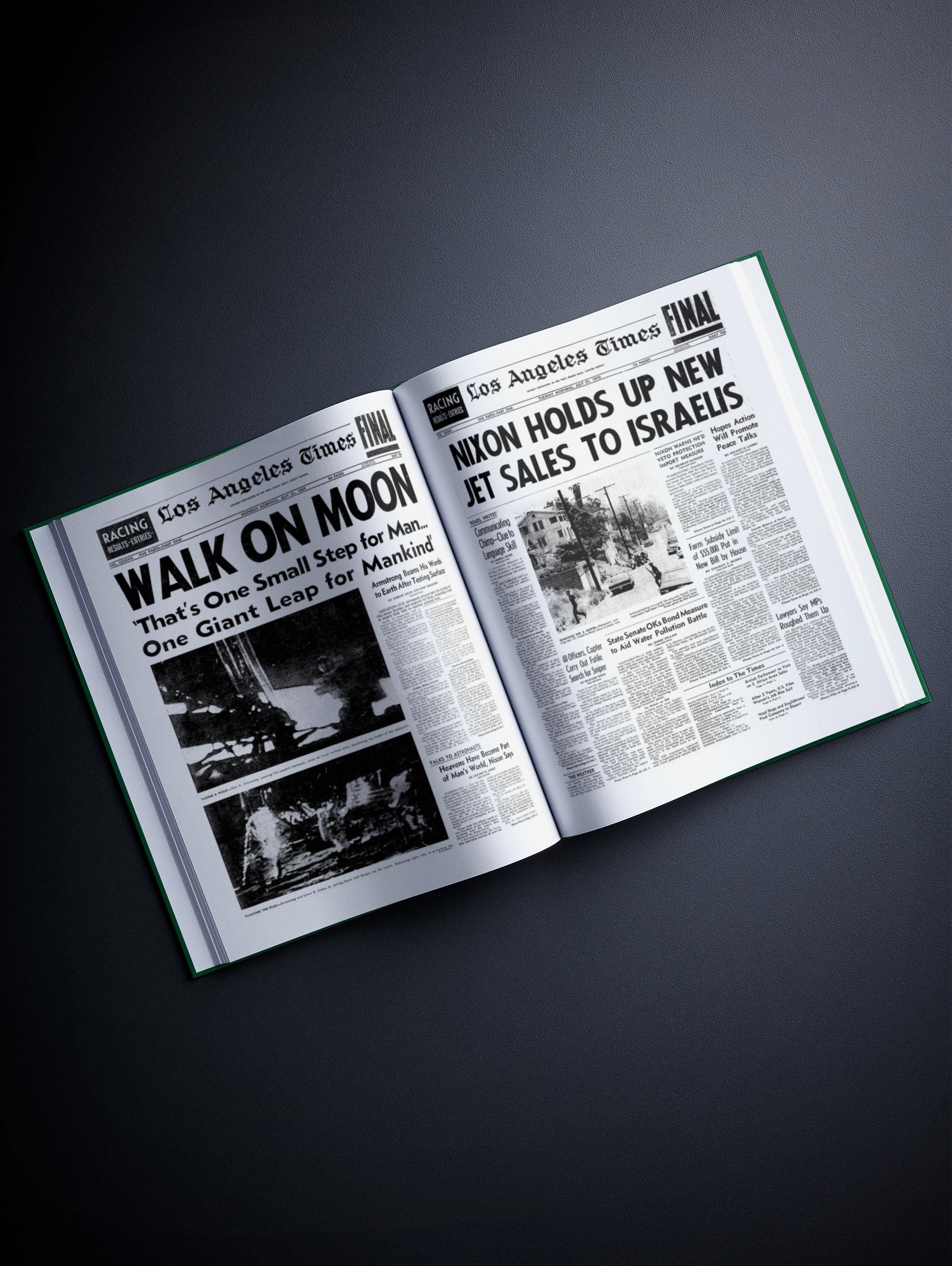 Personalised Birthday Newspaper Book Los Angeles Times Edition - Historic Newspapers
