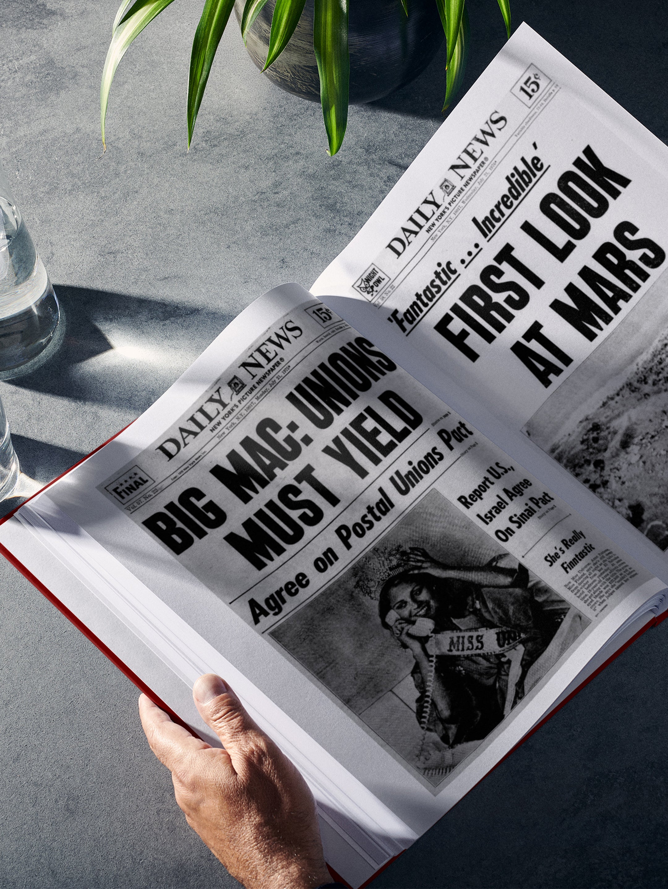 Personalised Birthday Newspaper Book New York Daily News Edition - Historic Newspapers