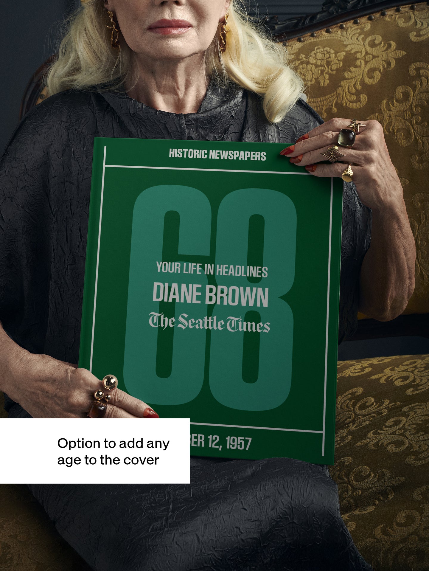 Personalised Birthday Newspaper Book Seattle Times Edition - Historic Newspapers
