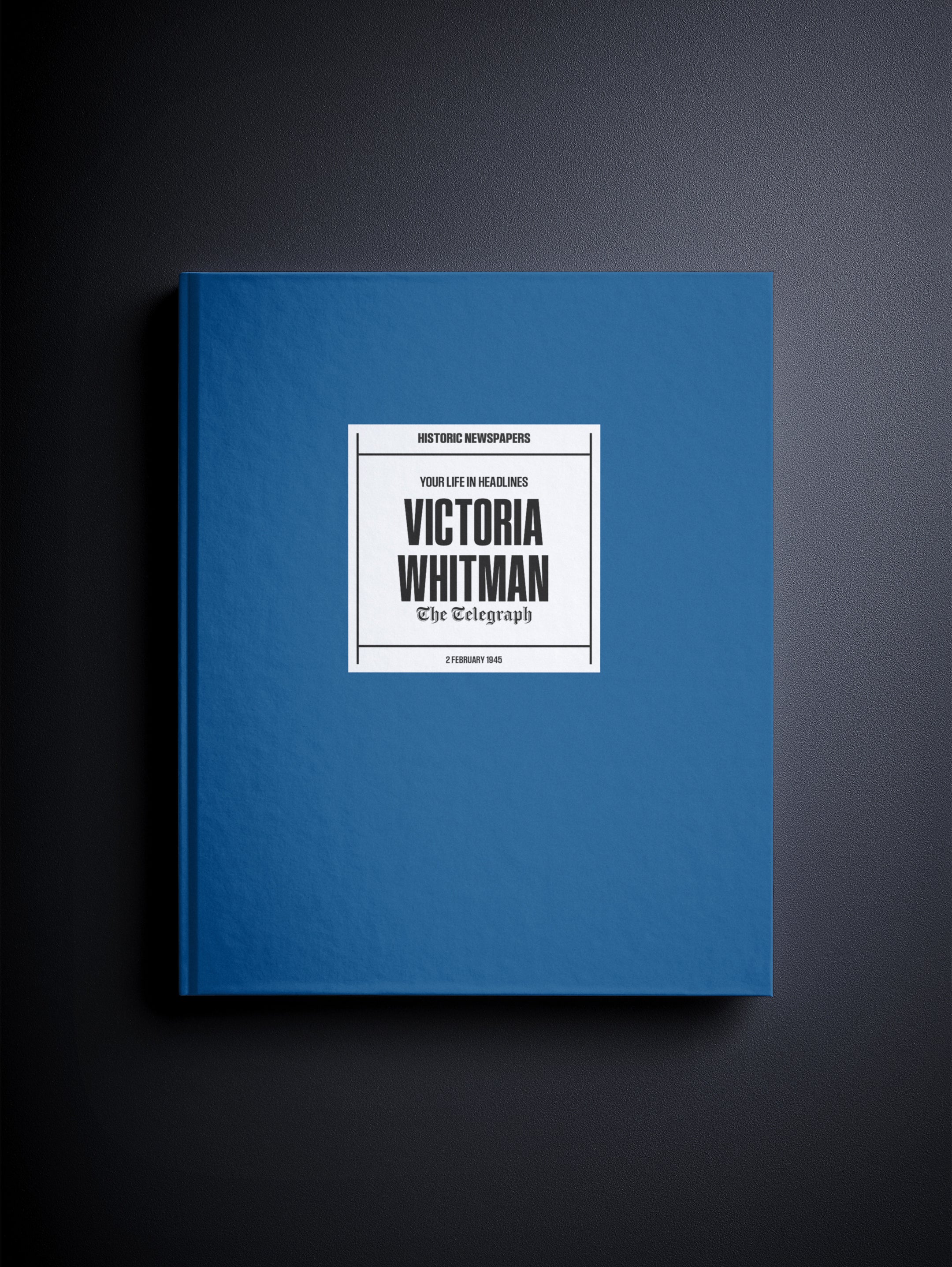 Personalised Birthday Newspaper Book Telegraph Edition - Historic Newspapers