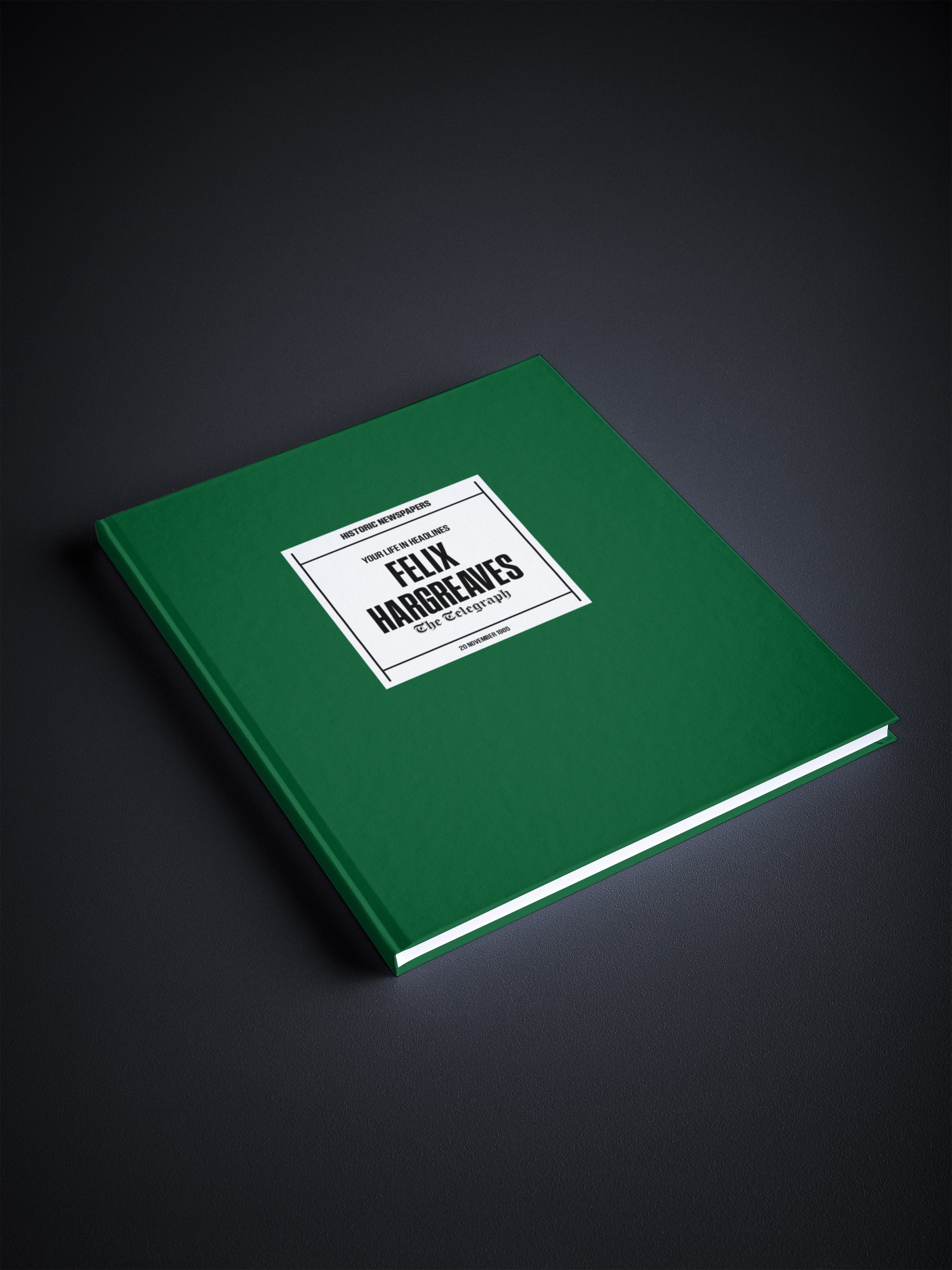 Personalised Birthday Newspaper Book Telegraph Edition - Historic Newspapers