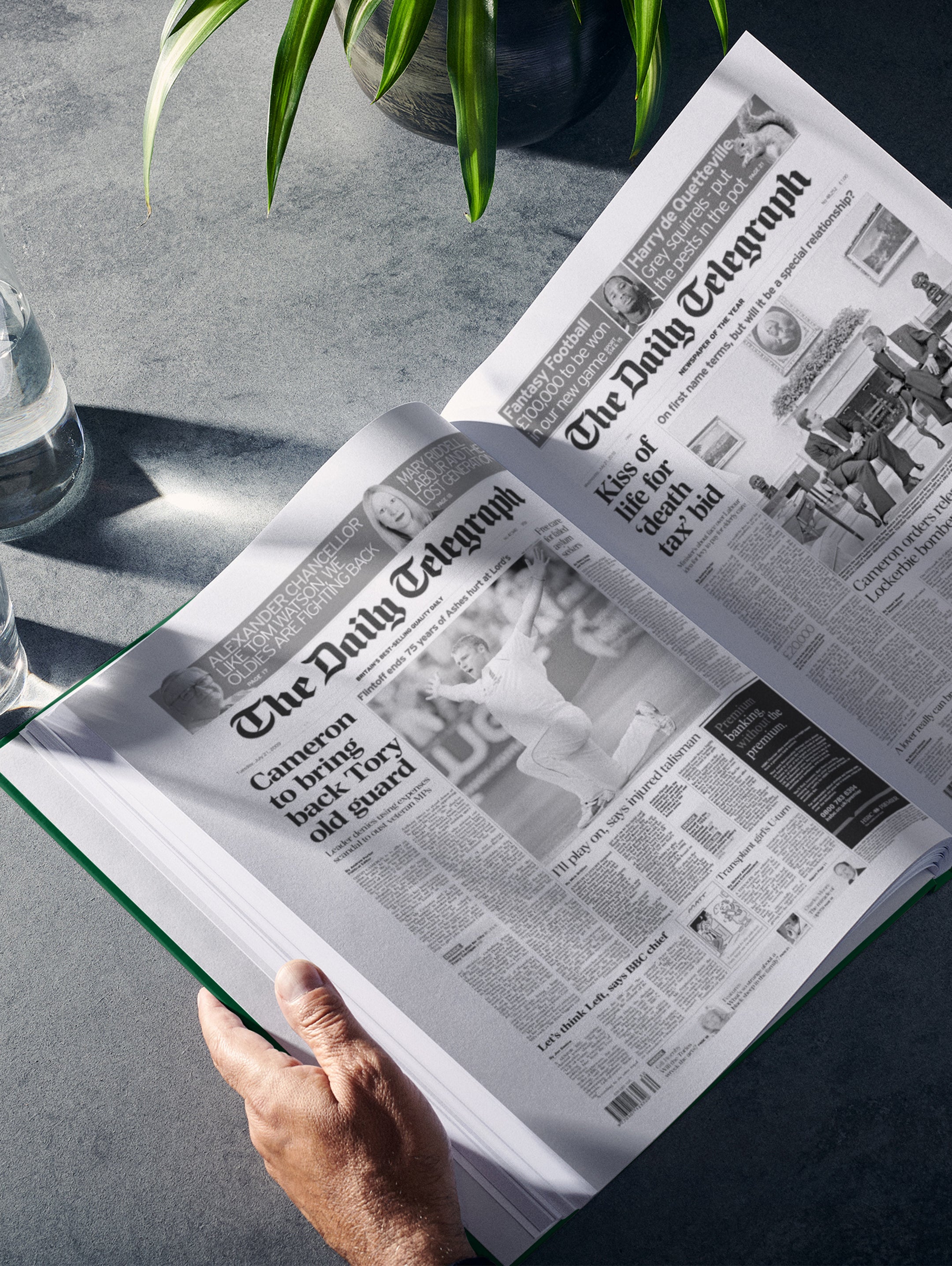 Personalised Birthday Newspaper Book Telegraph Edition - Historic Newspapers