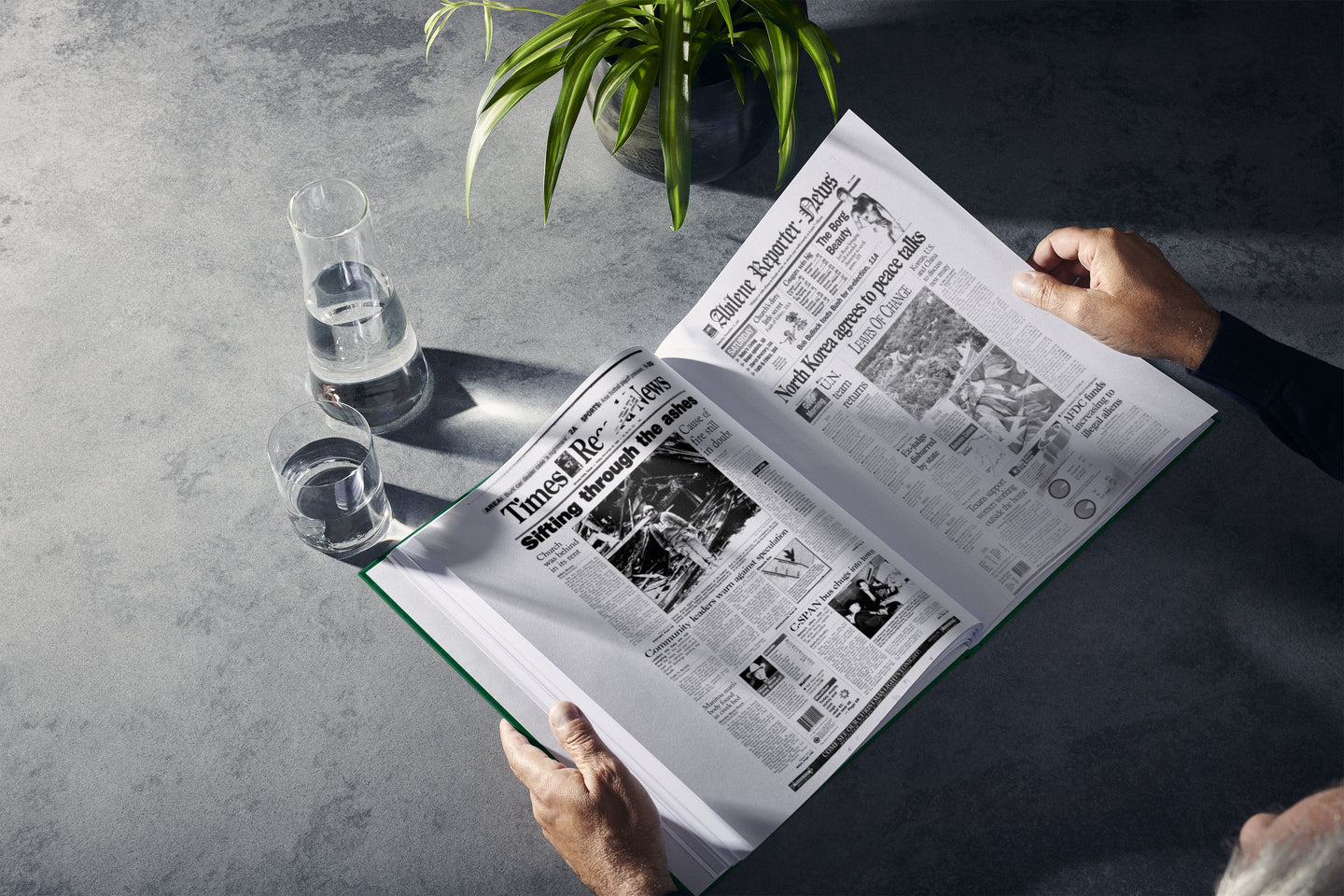 Personalised Birthday Newspaper Book Texas Edition - Historic Newspapers