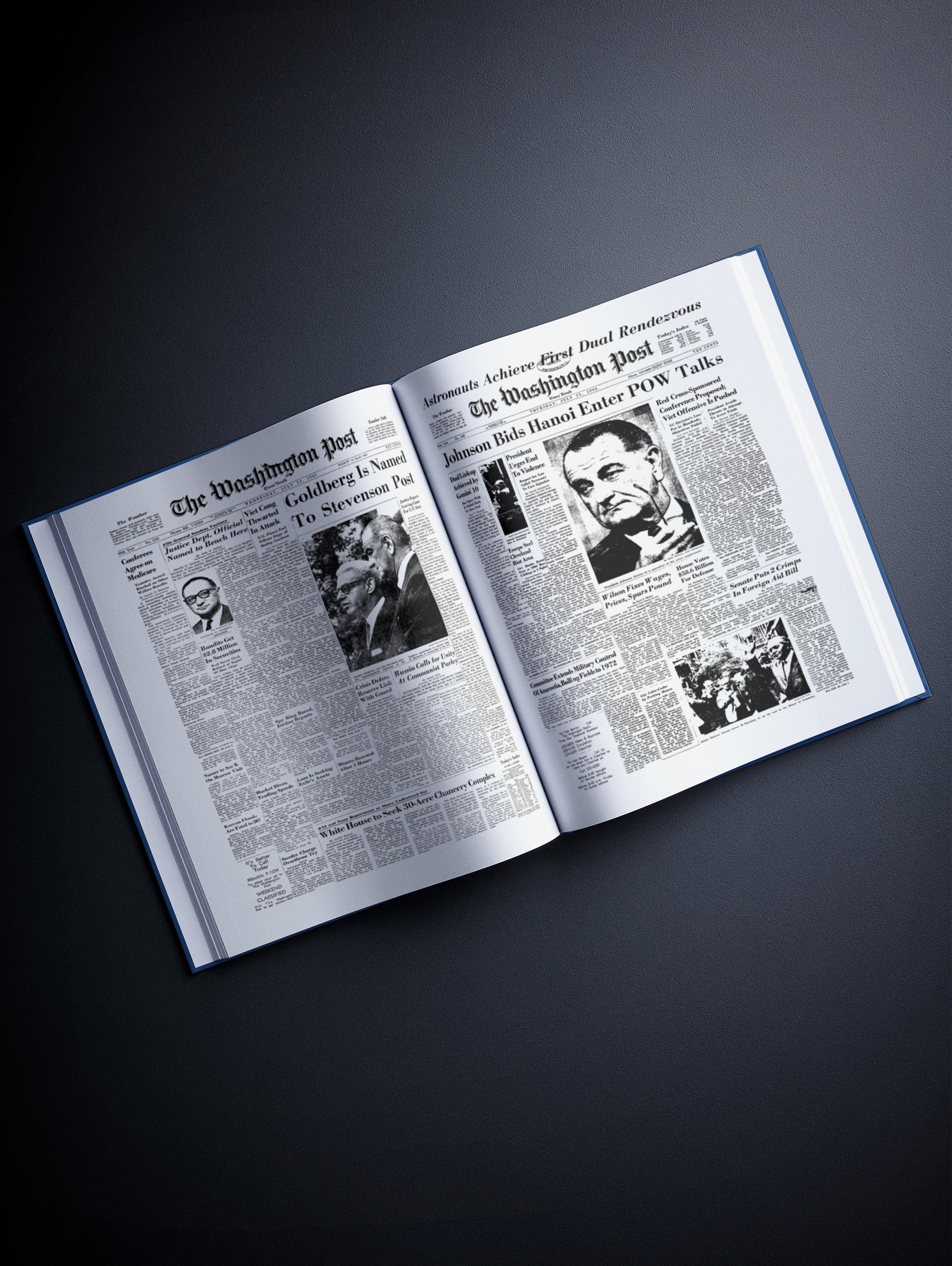 Personalised Birthday Newspaper Book Washington Post Edition - Historic Newspapers