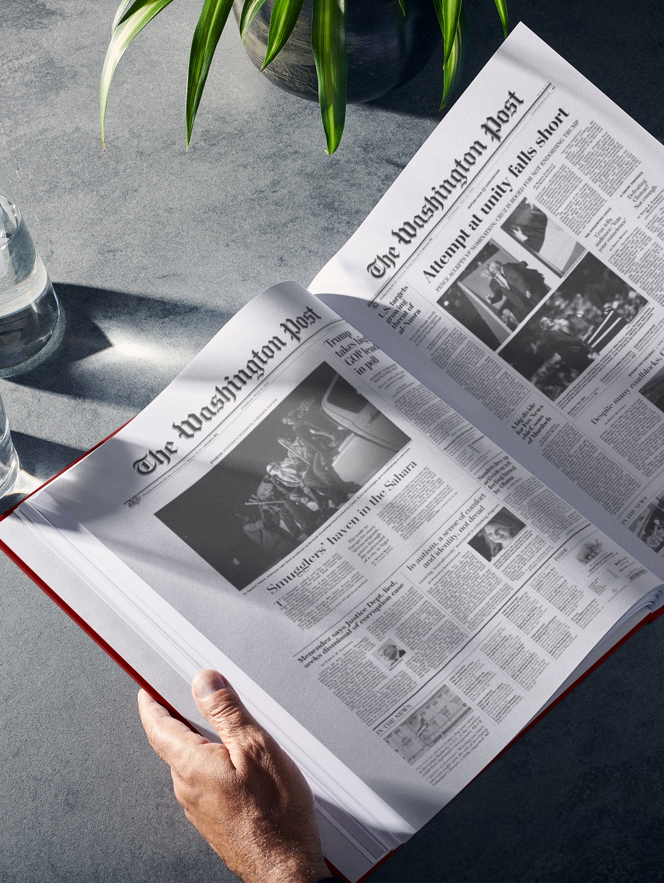 Personalised Birthday Newspaper Book Washington Post Edition - Historic Newspapers