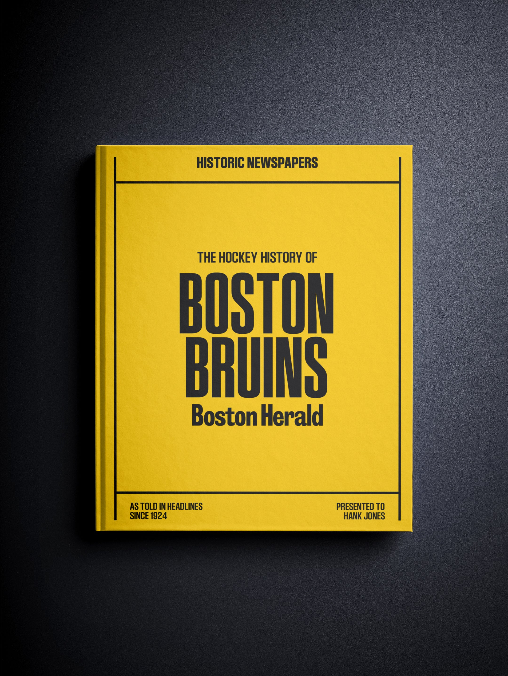 The Hockey History of Boston Bruins Boston Herald Edition