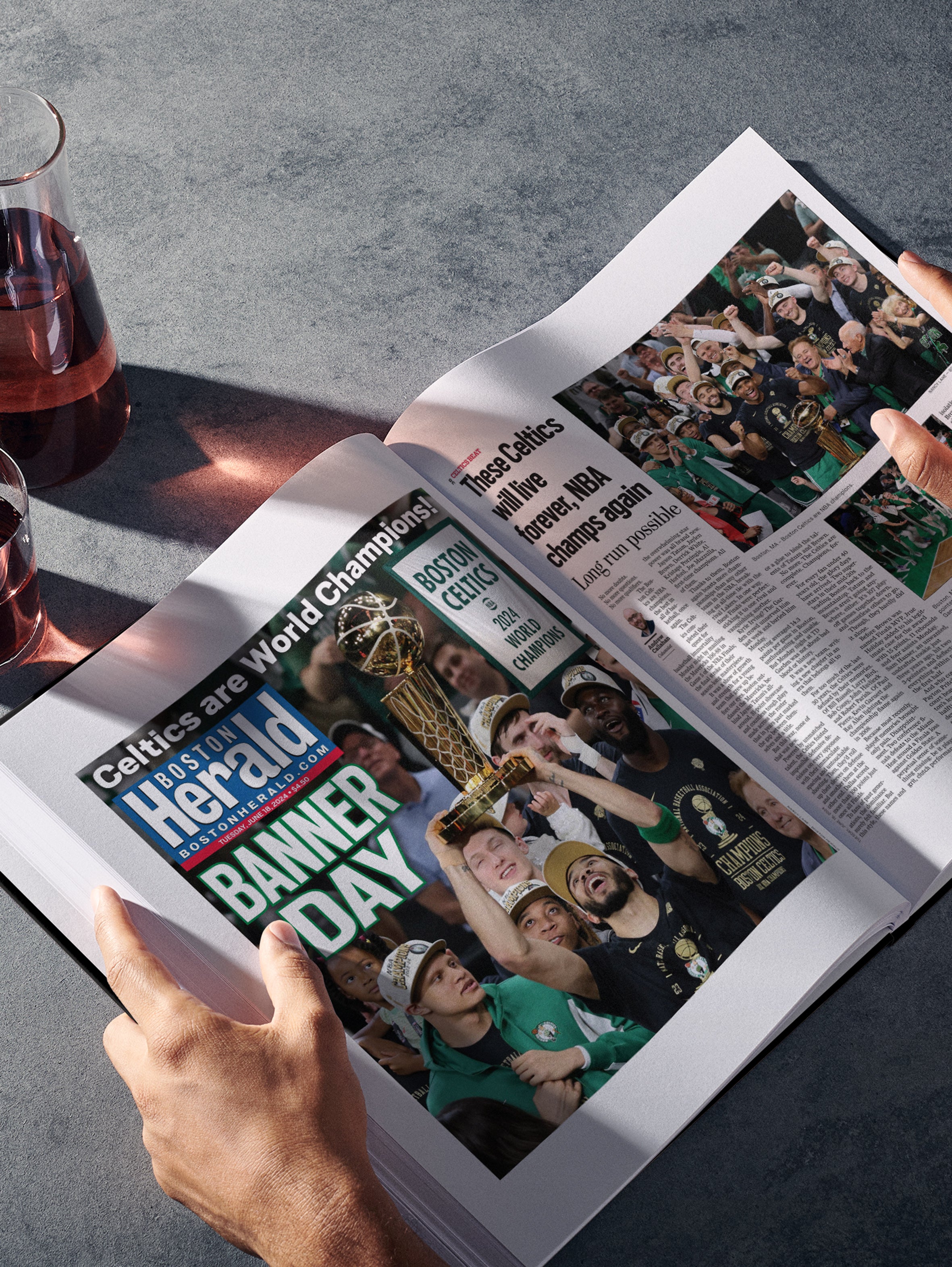 Boston Celtics Basketball History Book | Historic Newspapers