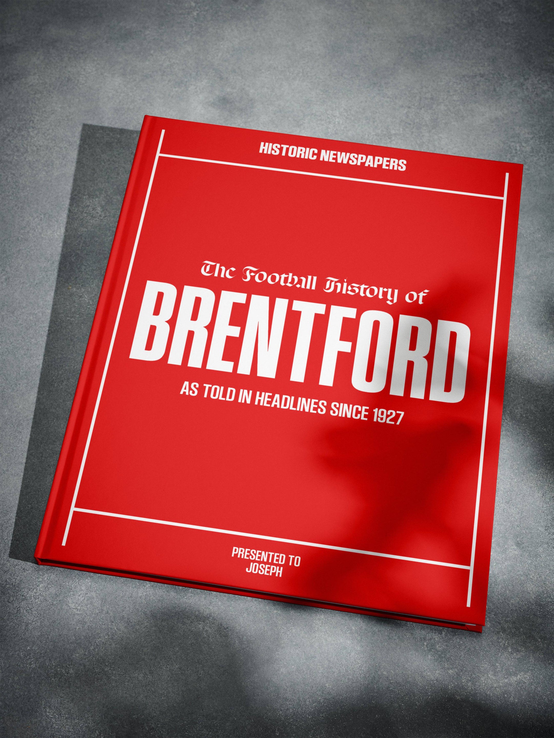 The Football History of Brentford Book - Historic Newspapers