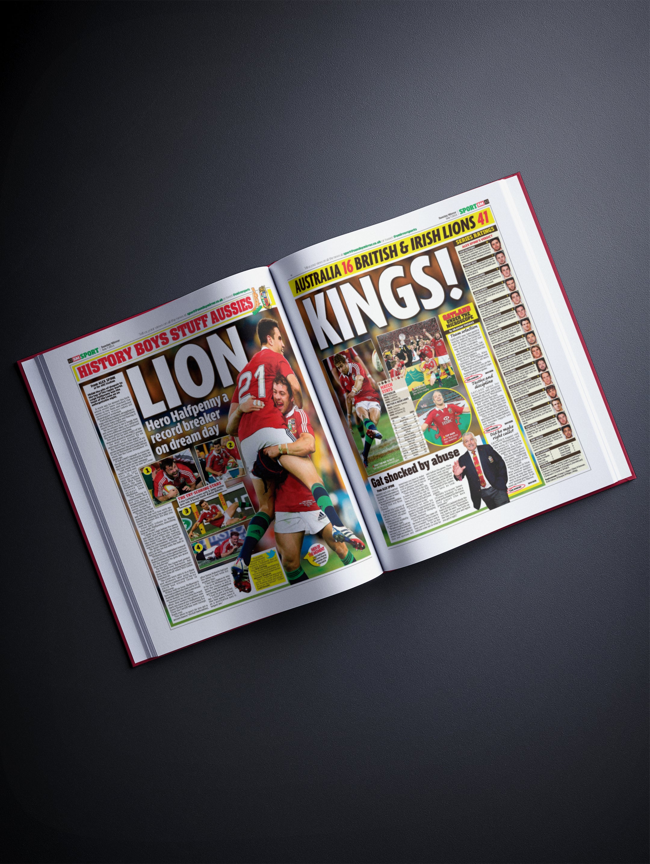 The Rugby History of The British & Irish Lions - Historic Newspapers