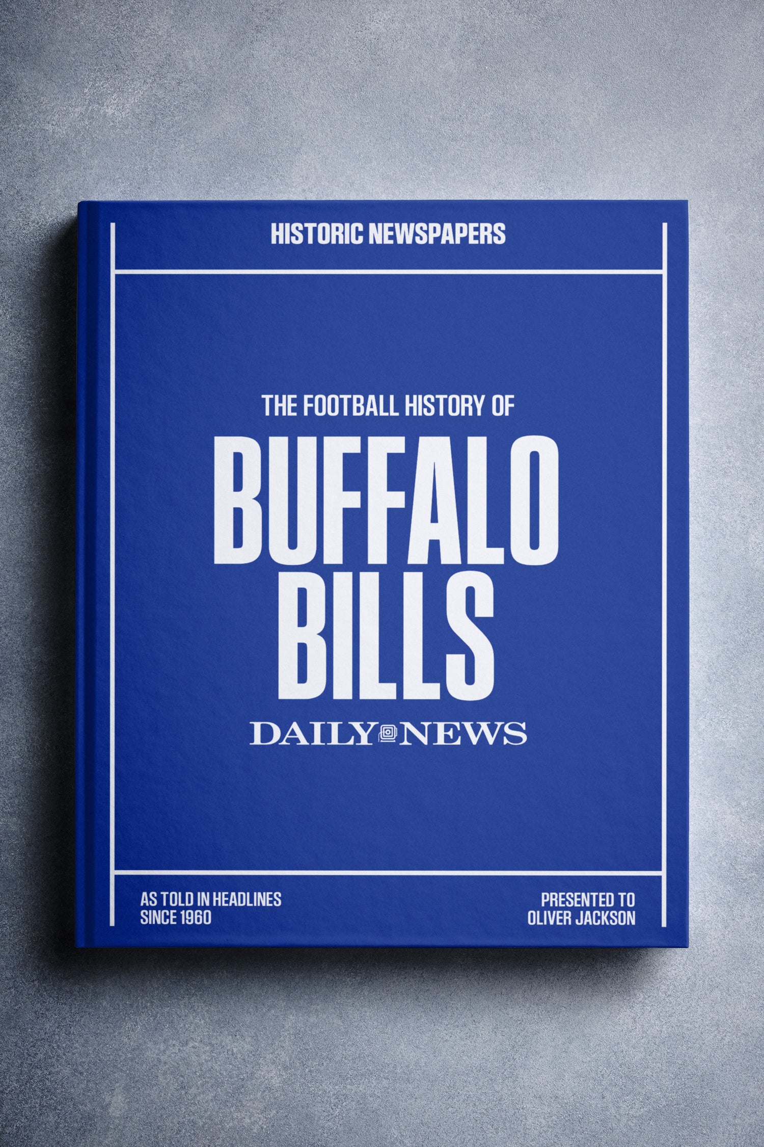 Buffalo Bills Gifts Football History Book