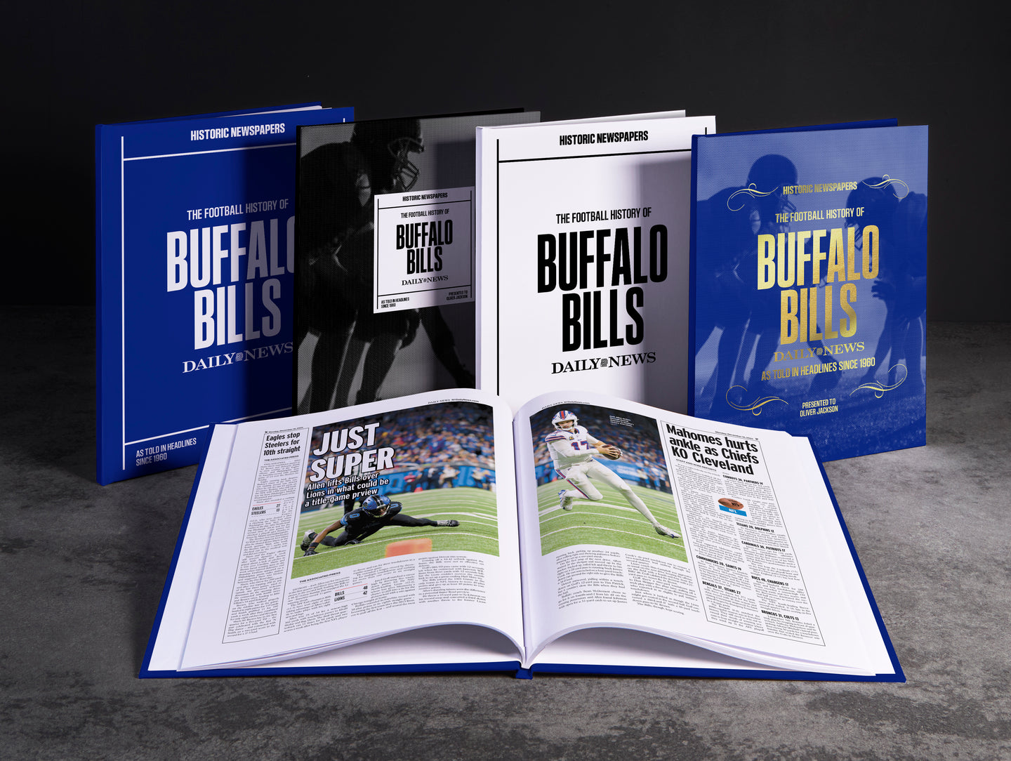 The US Football History of Buffalo Bills Daily News Edition Book