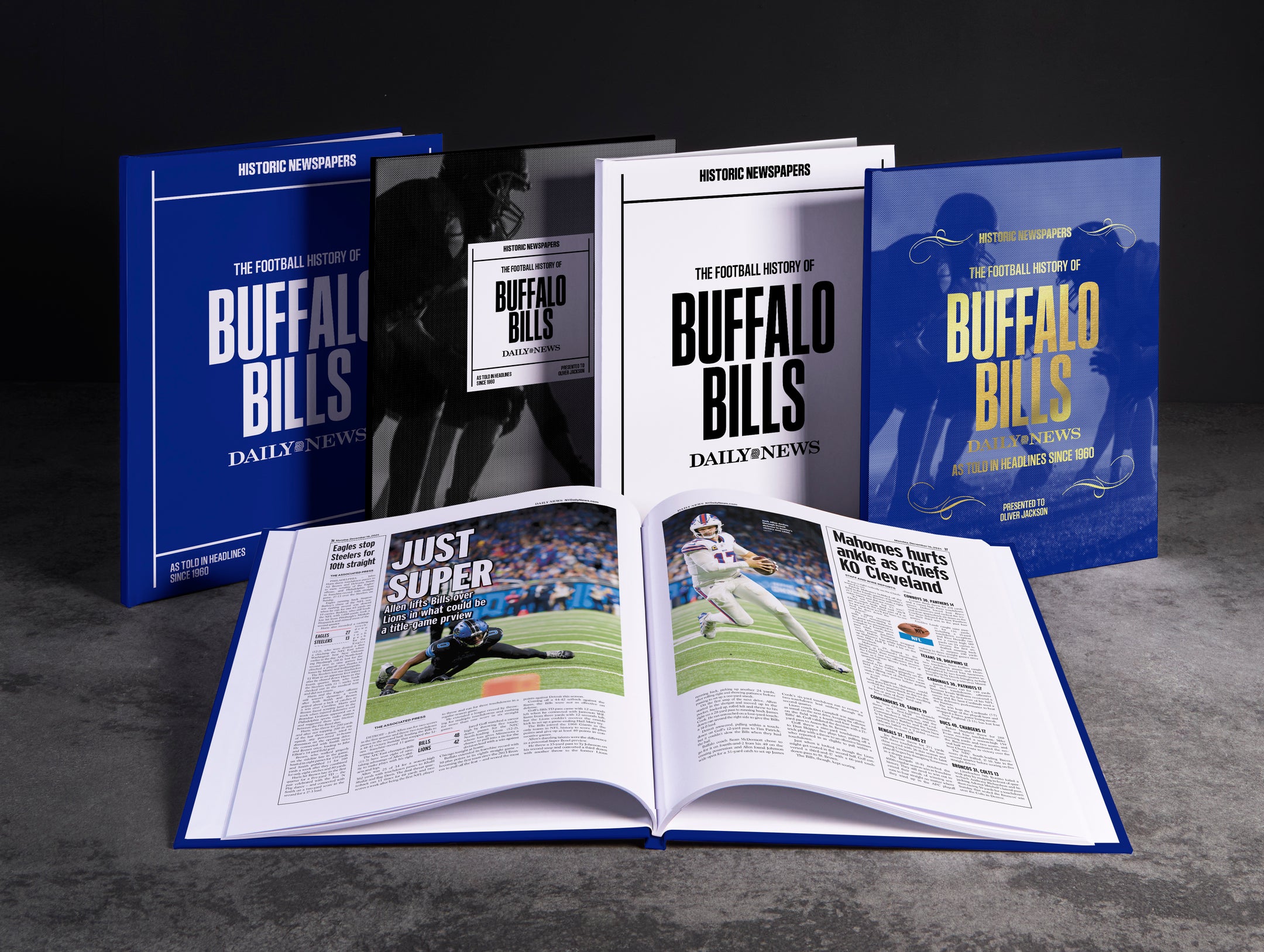 The US Football History of Buffalo Bills Daily News Edition Book