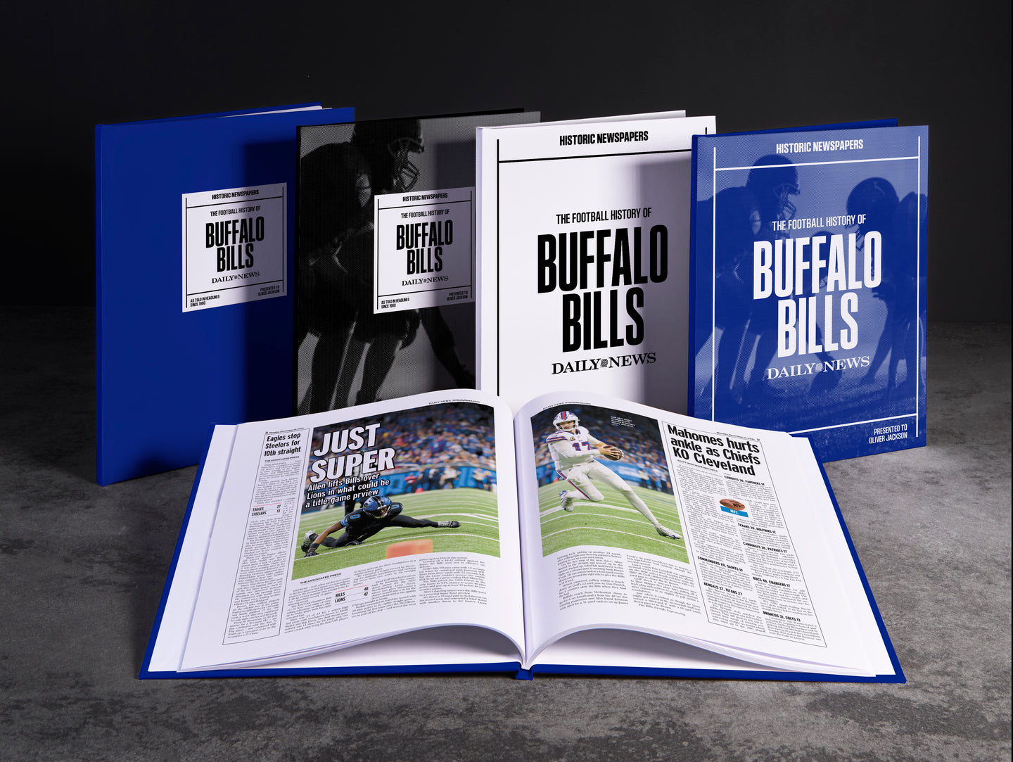 The Football History of Buffalo Bills Daily News Edition Book