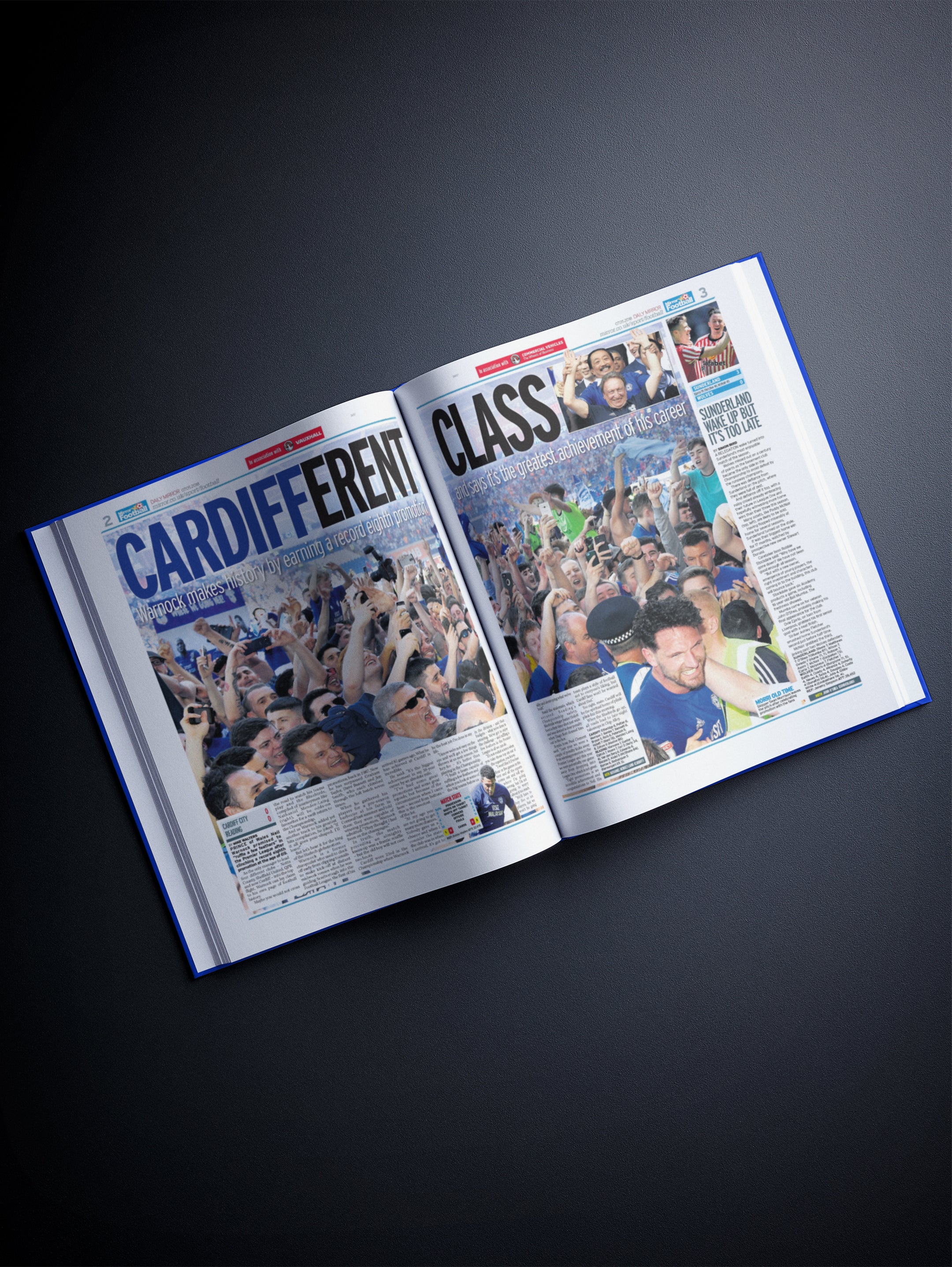 The Football History of Cardiff City Book - Historic Newspapers