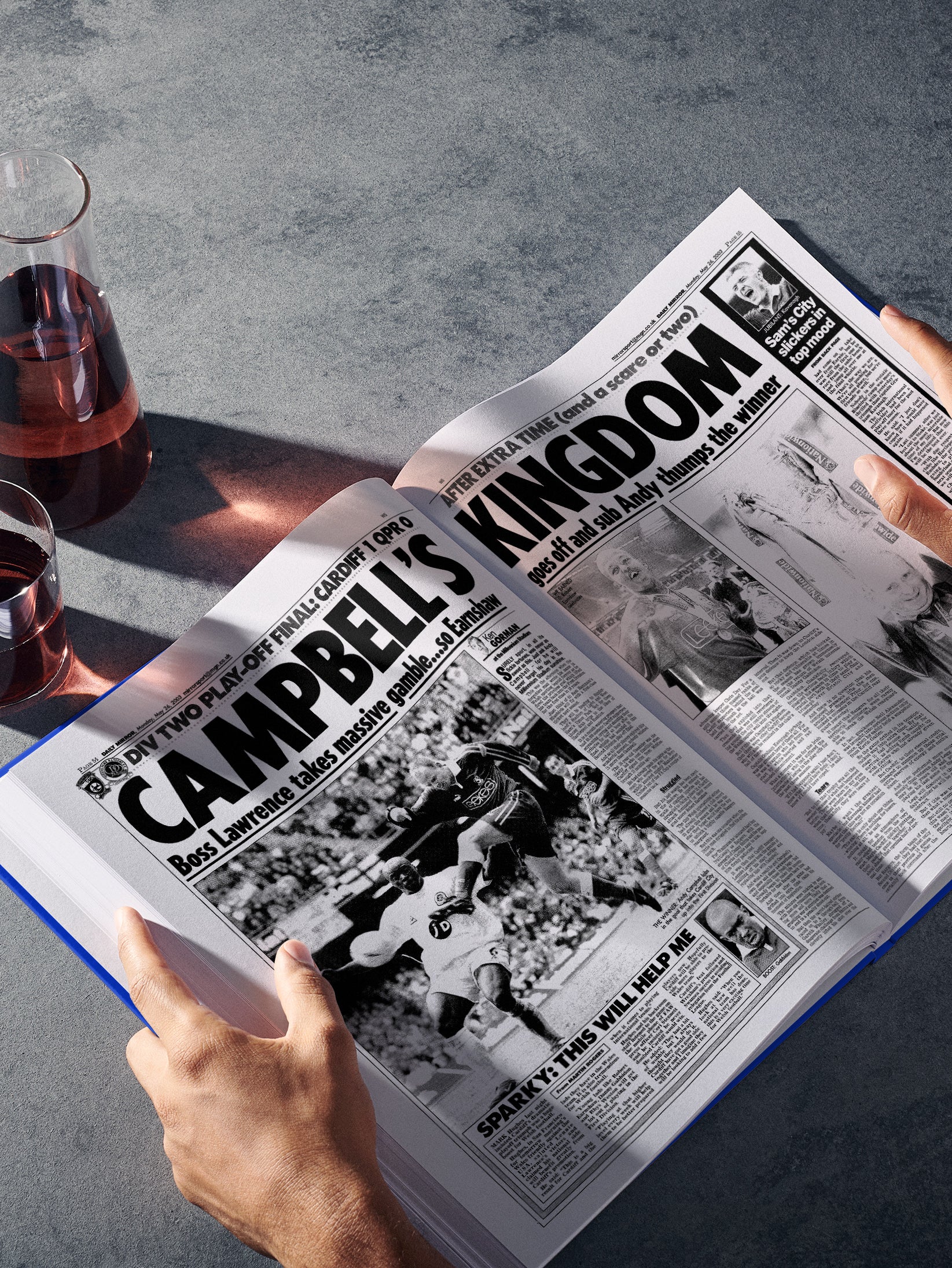 The Football History of Cardiff City Book - Historic Newspapers