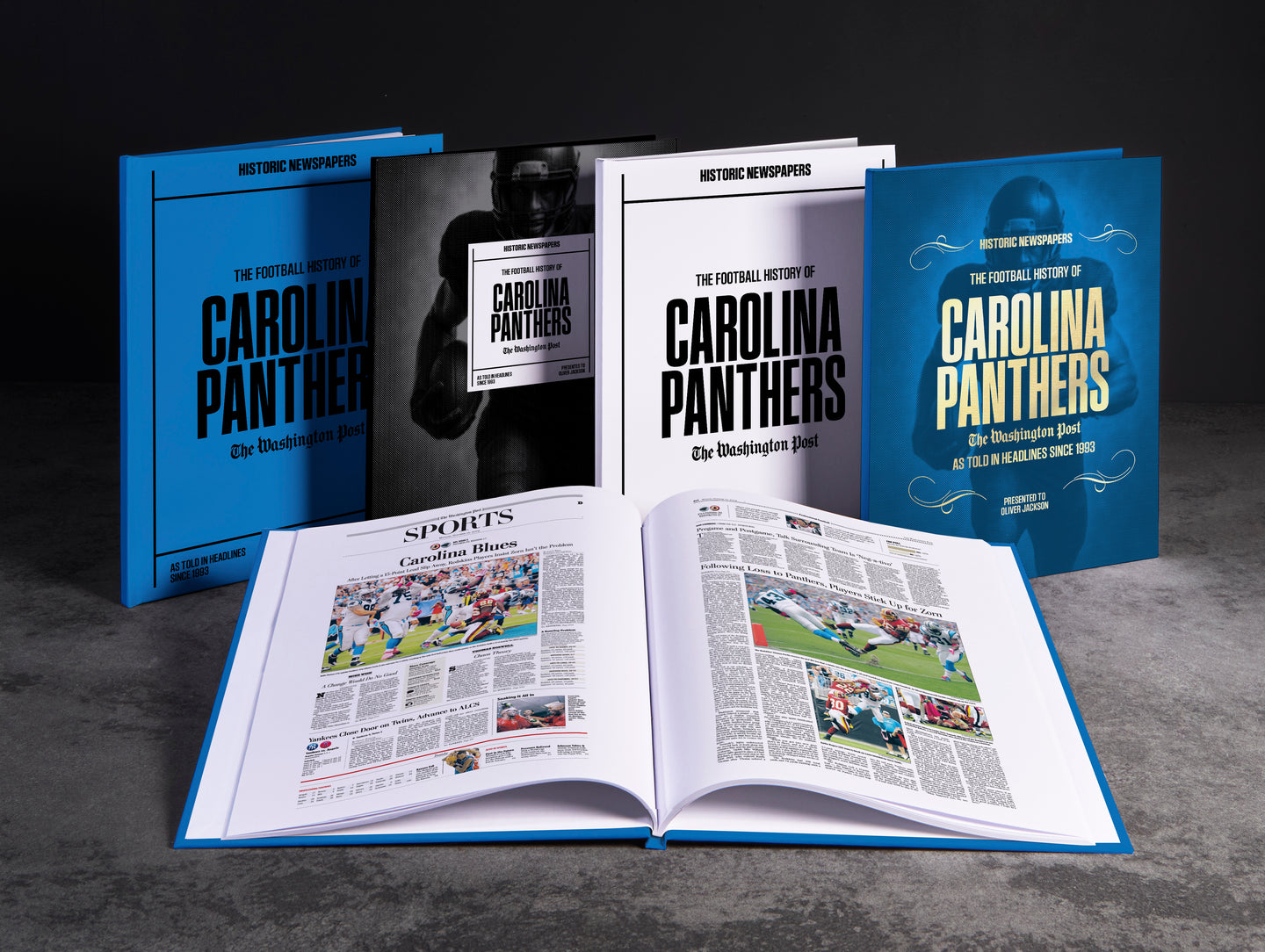 The Football History of Carolina Panthers Washington Post Edition Book