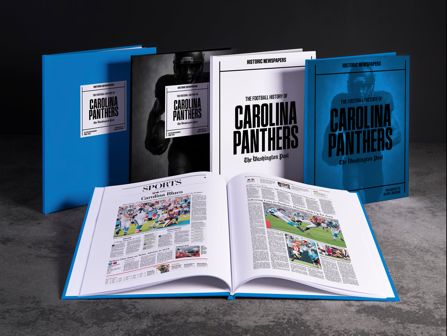 The Football History of Carolina Panthers Washington Post Edition Book