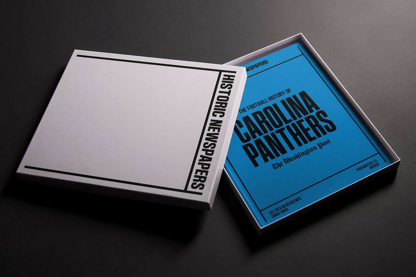 The US Football History of Carolina Panthers Washington Post Edition Book - Historic Newspapers