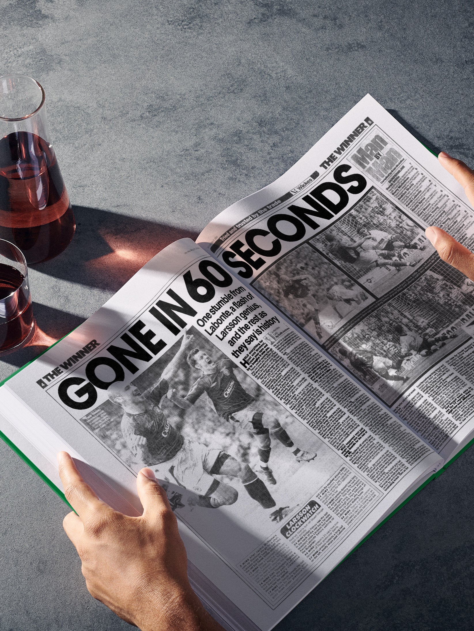 The Football History of Celtic Book - Historic Newspapers