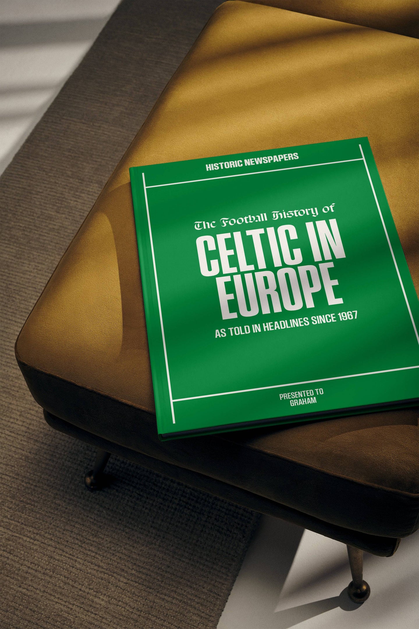 The Football History of Celtic in Europe Book - Historic Newspapers