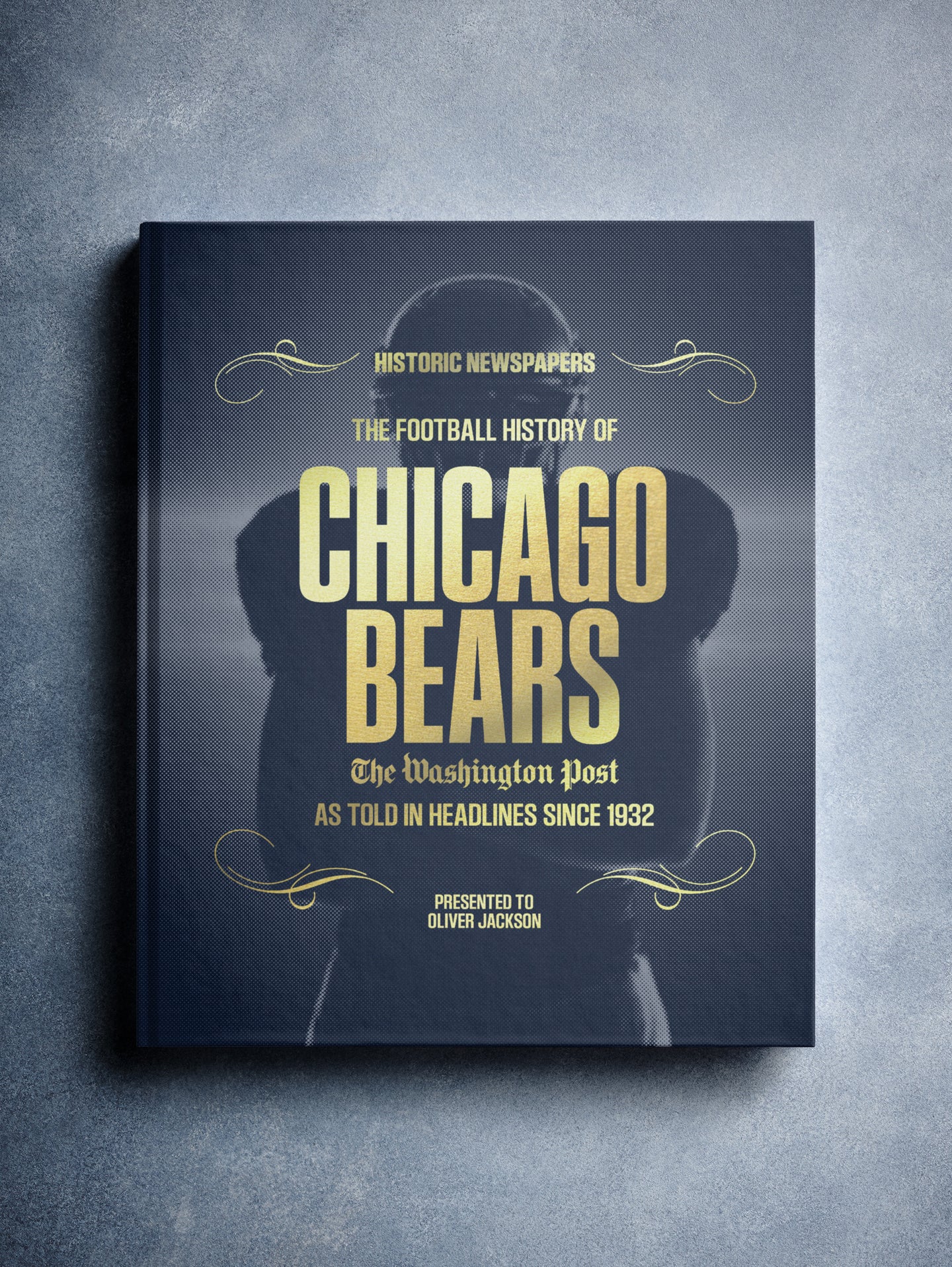 The US Football History of Chicago Bears Washington Post Edition Book - Historic Newspapers