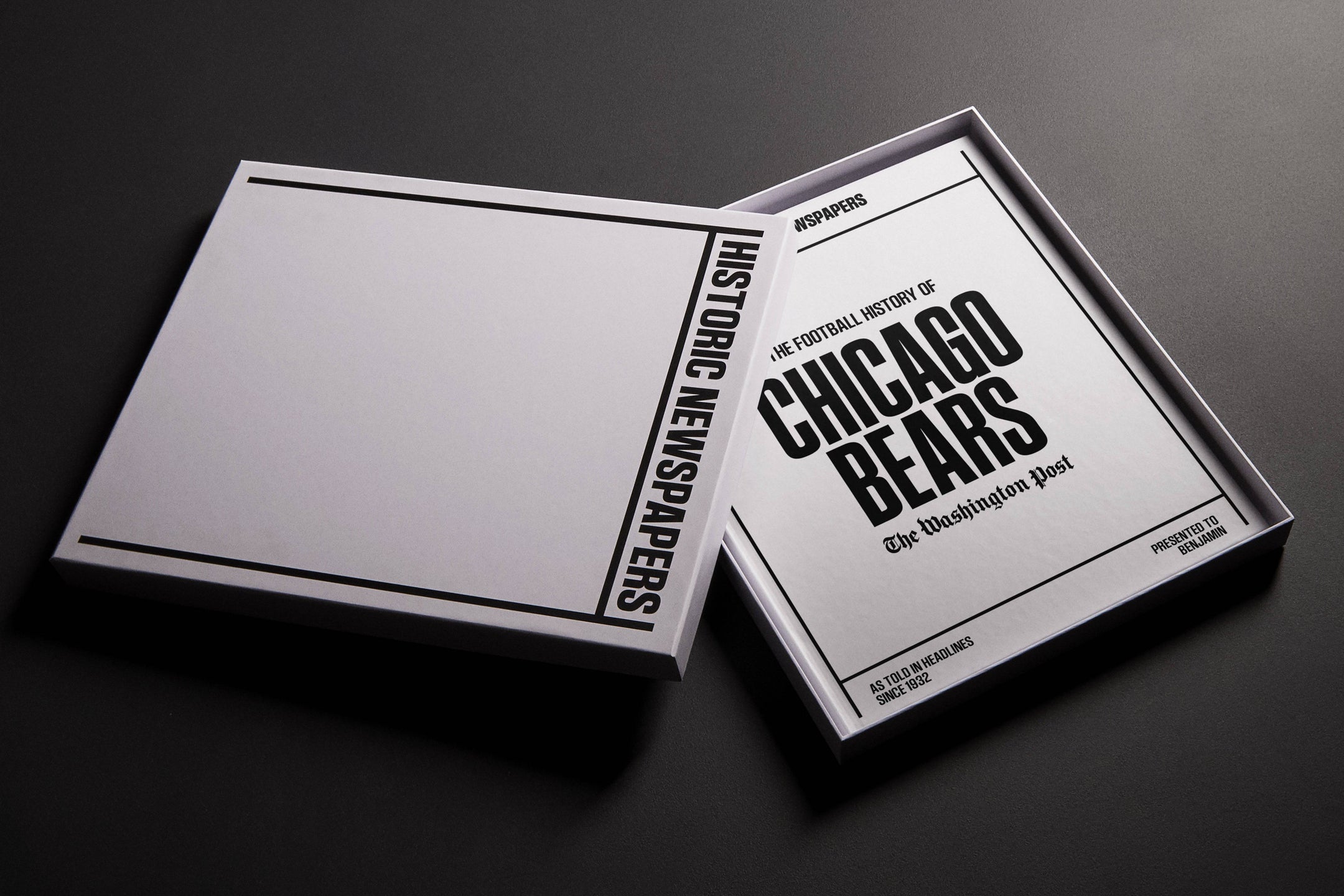 The US Football History of Chicago Bears Washington Post Edition Book - Historic Newspapers