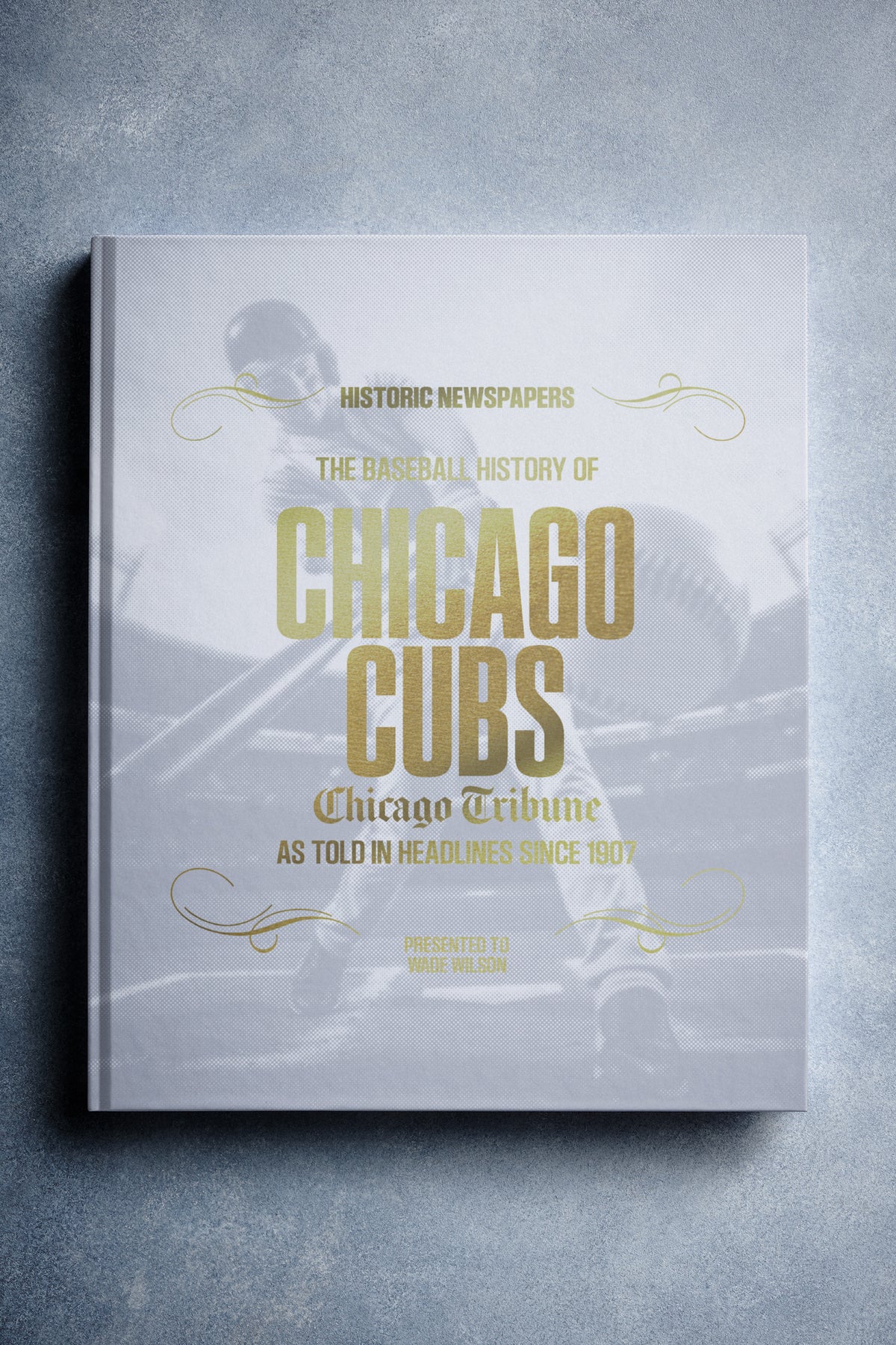 Cubs Writing Chicago Cubs Baseball History Gifts | Historic Newspapers