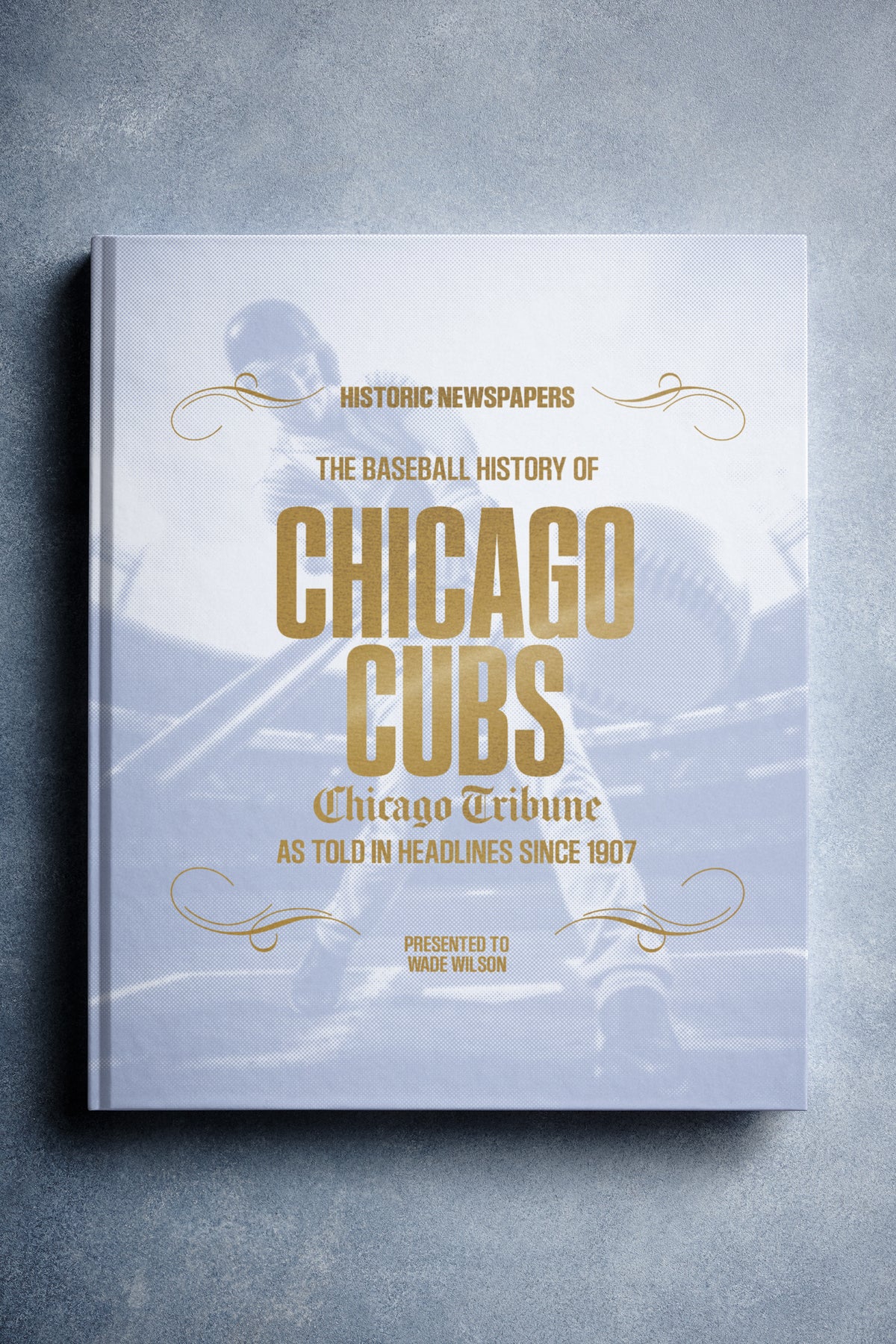 Cubs Writing Chicago Cubs Baseball History Gifts | Historic Newspapers