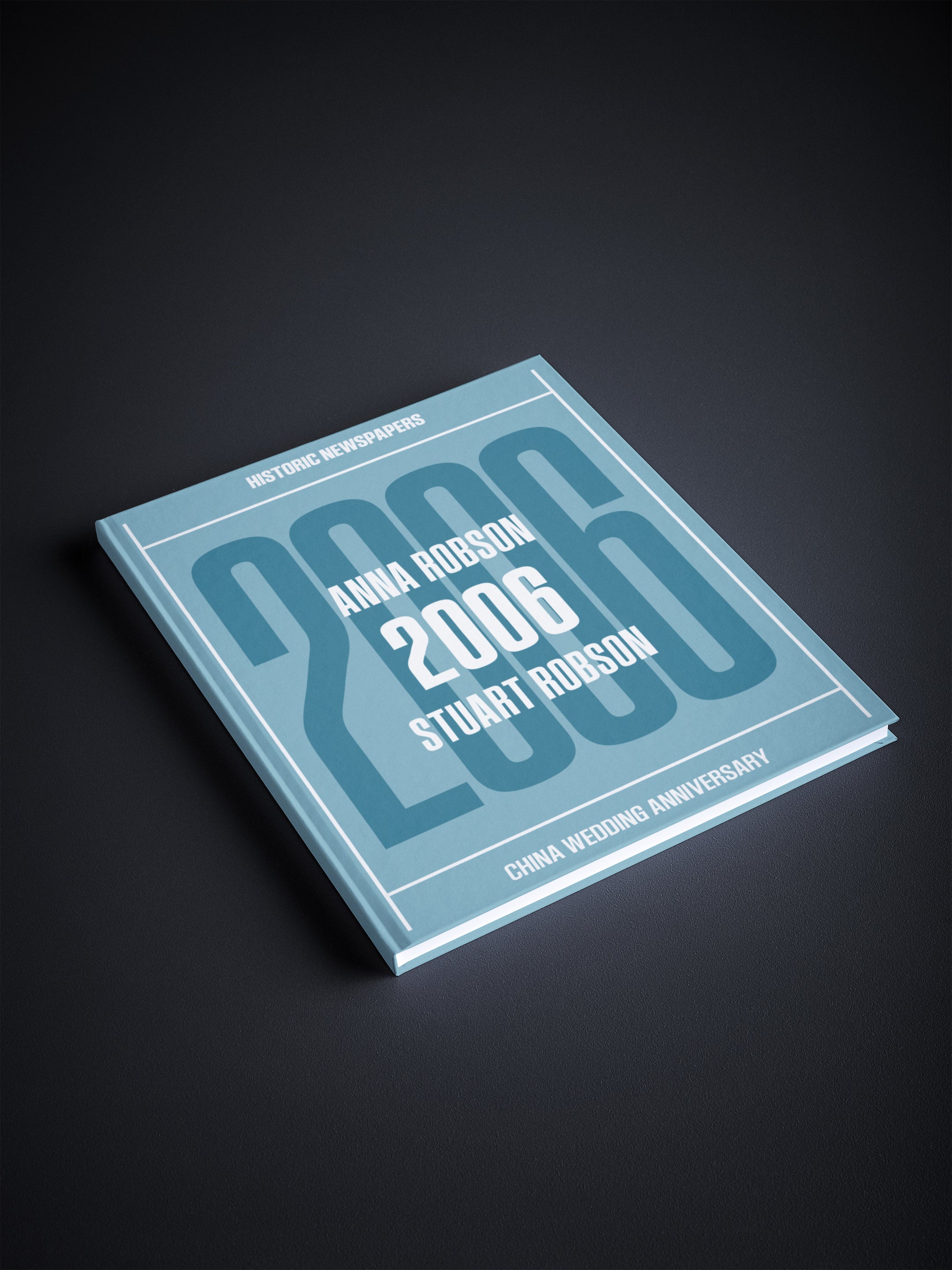 Cover of Historic Newspapers China Anniversary 2006 POD book featuring headline images and commemorative details.