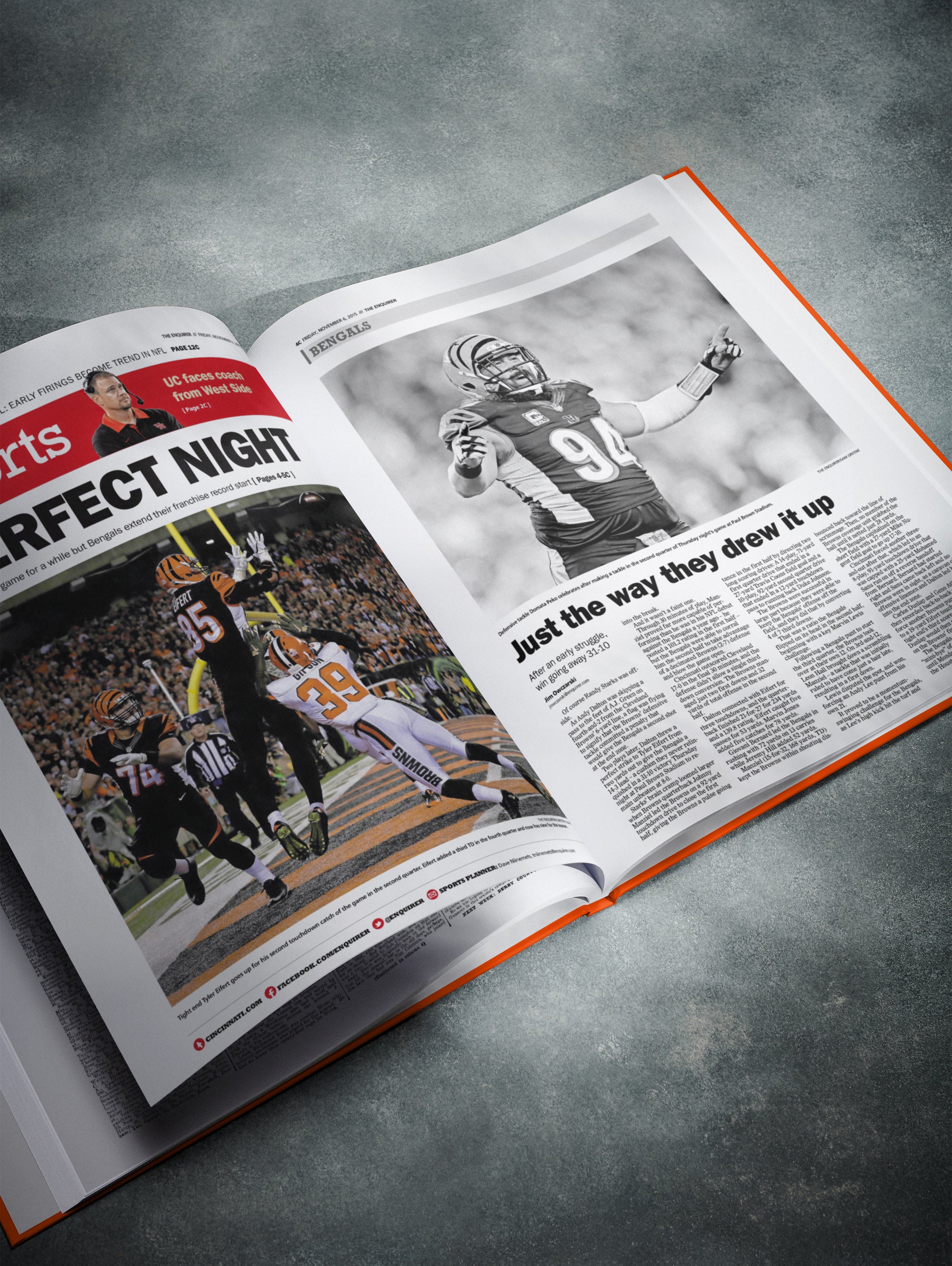 The US Football History of Cincinnati Bengals - Historic Newspapers