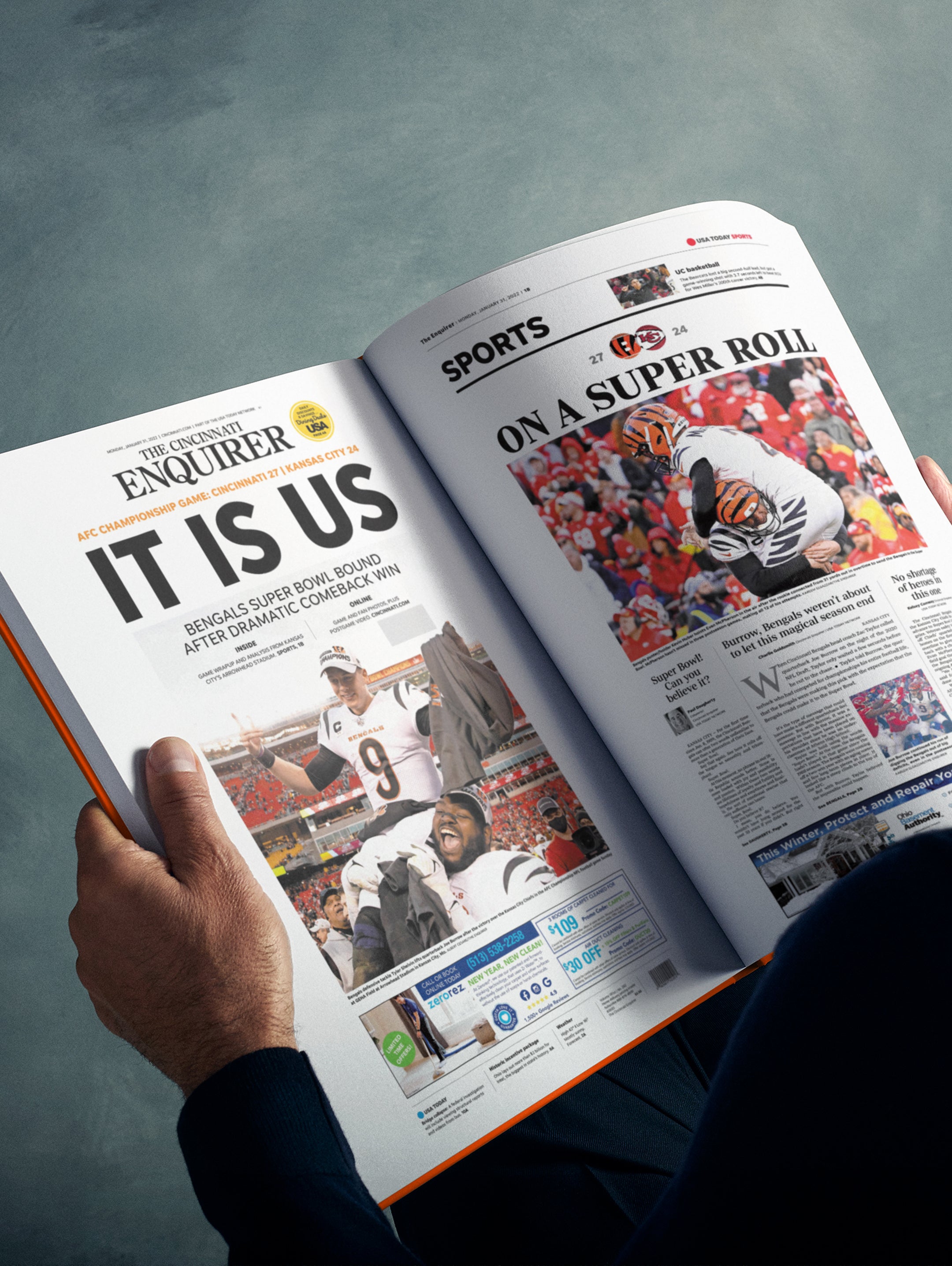 The US Football History of Cincinnati Bengals - Historic Newspapers