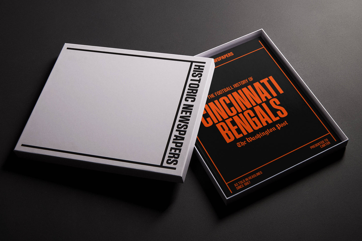 The US Football History of Cincinnati Bengals Washington Post Edition Book - Historic Newspapers