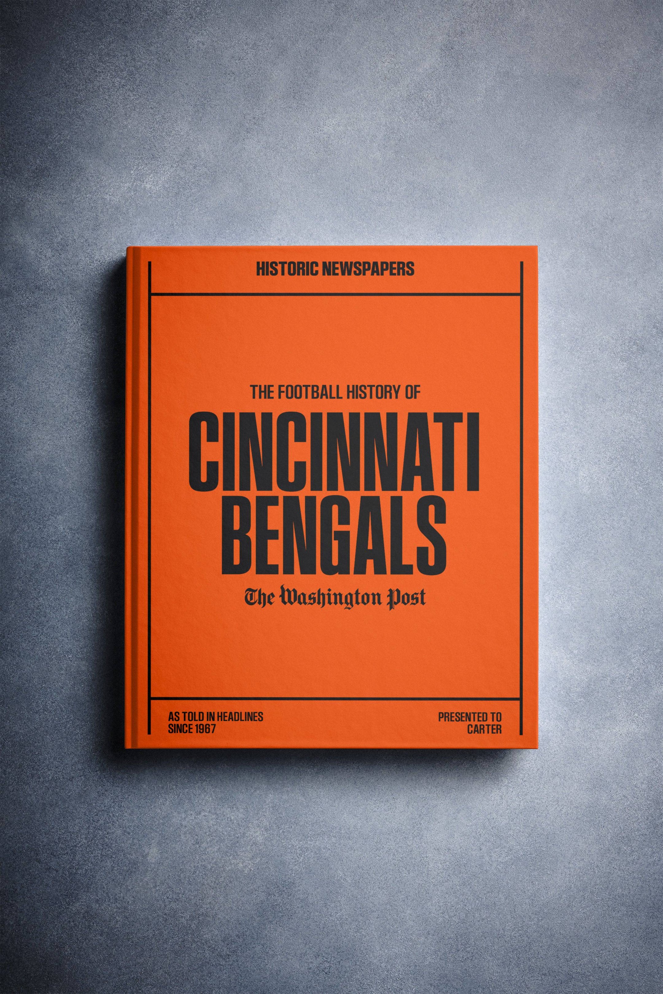 The Football History of Cincinnati Bengals Washington Post Edition Book