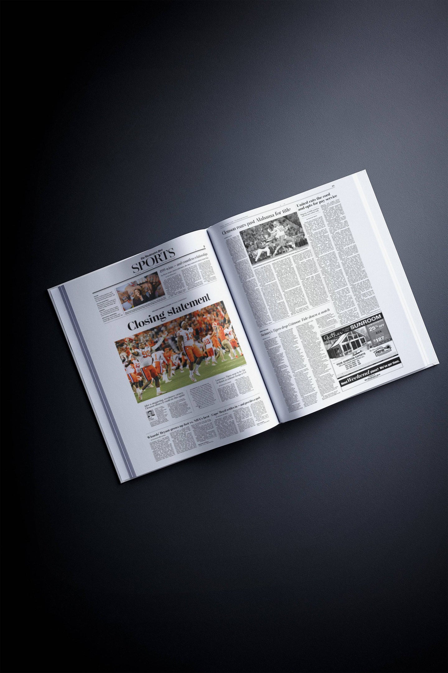 The College Football History of Clemson Tigers Washington Post Edition