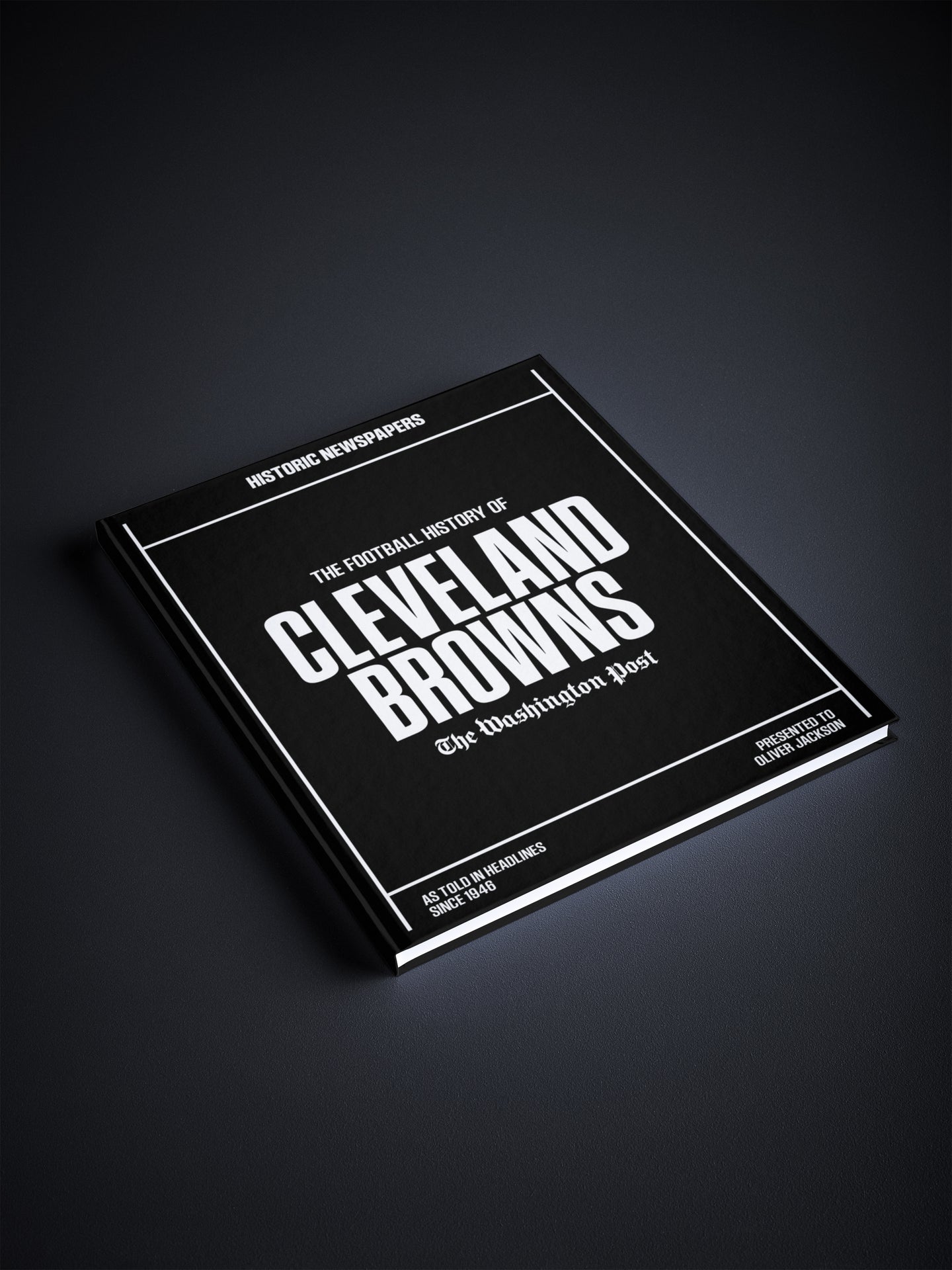 The US Football History of Cleveland Browns Washington Post Edition Book - Historic Newspapers