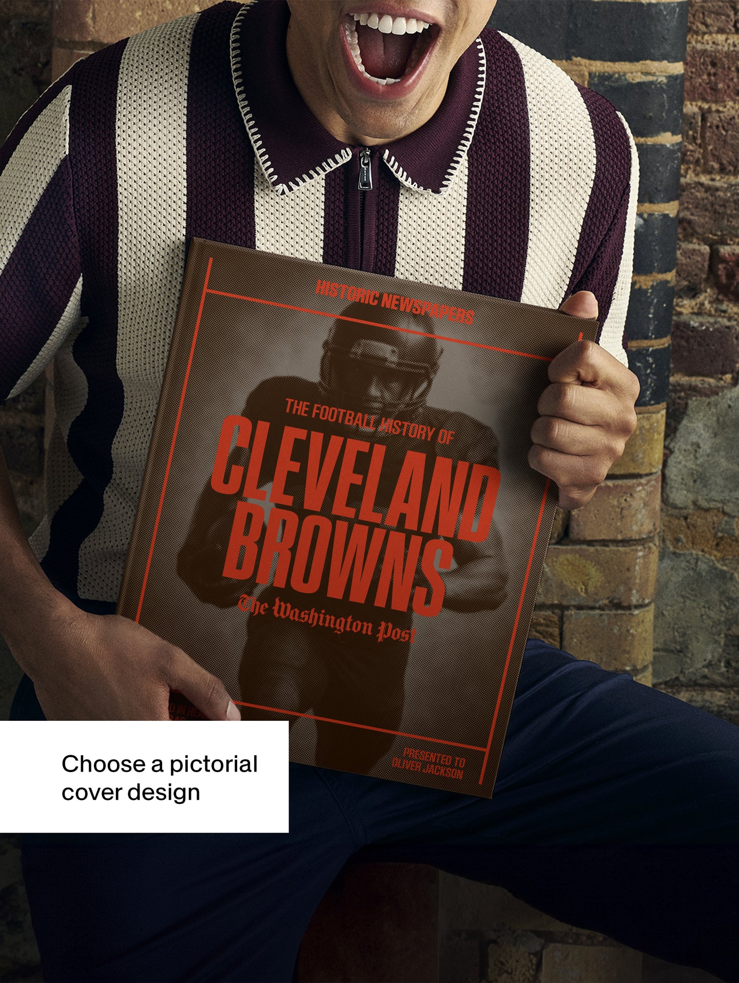The US Football History of Cleveland Browns Washington Post Edition Book - Historic Newspapers