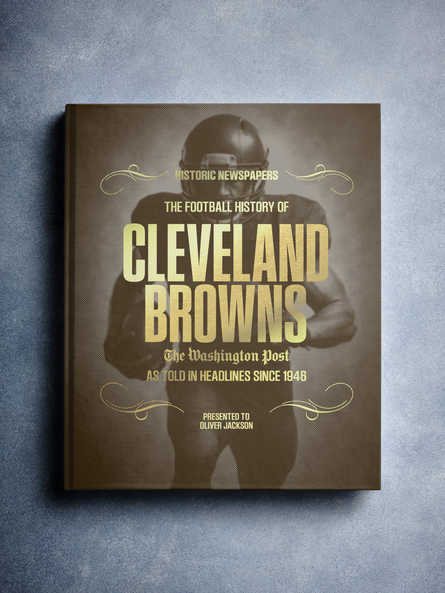 The US Football History of Cleveland Browns Washington Post Edition Book - Historic Newspapers