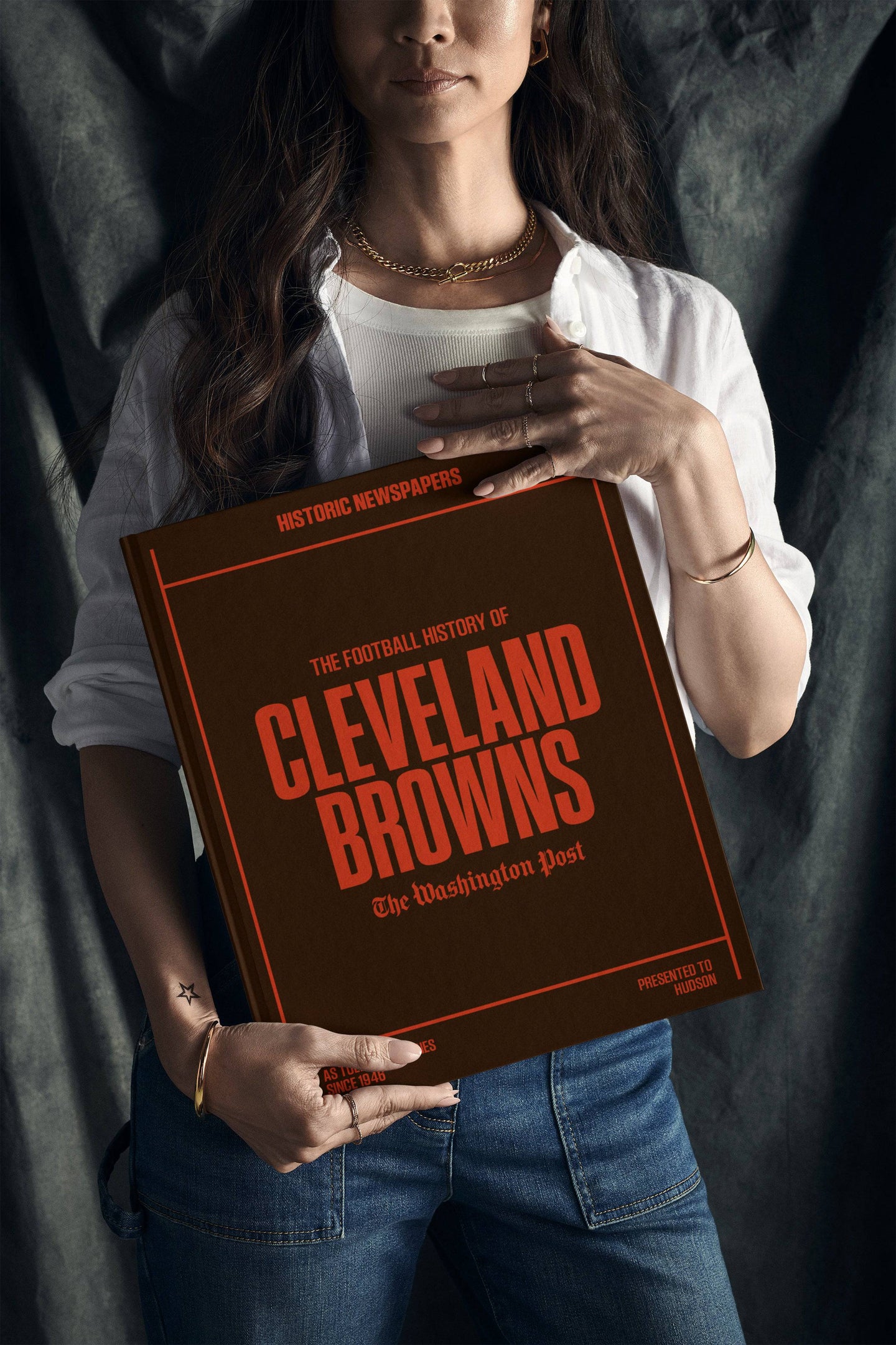 The US Football History of Cleveland Browns Washington Post Edition Book - Historic Newspapers