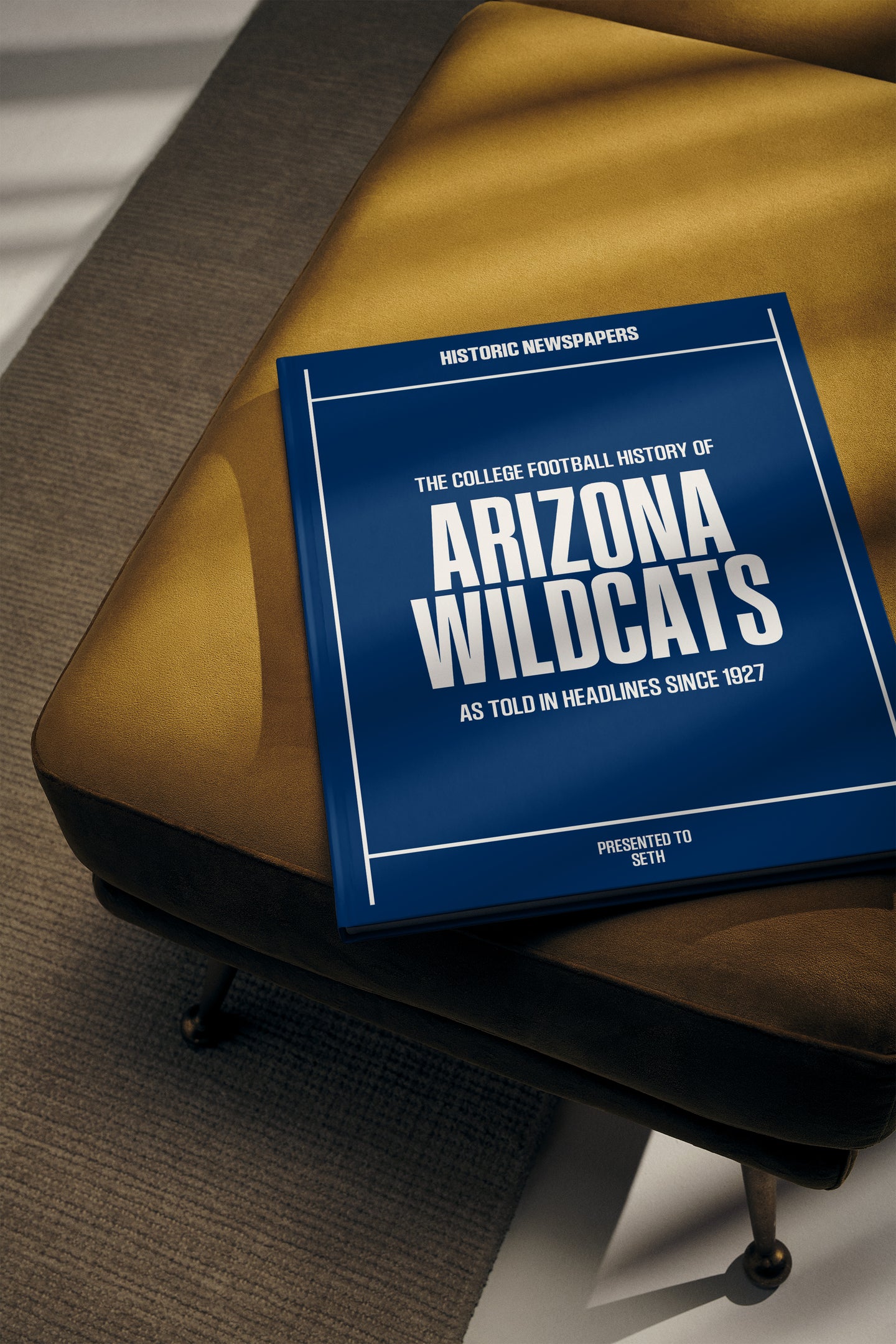 The College Football History of Arizona Wildcats Book - Historic Newspapers