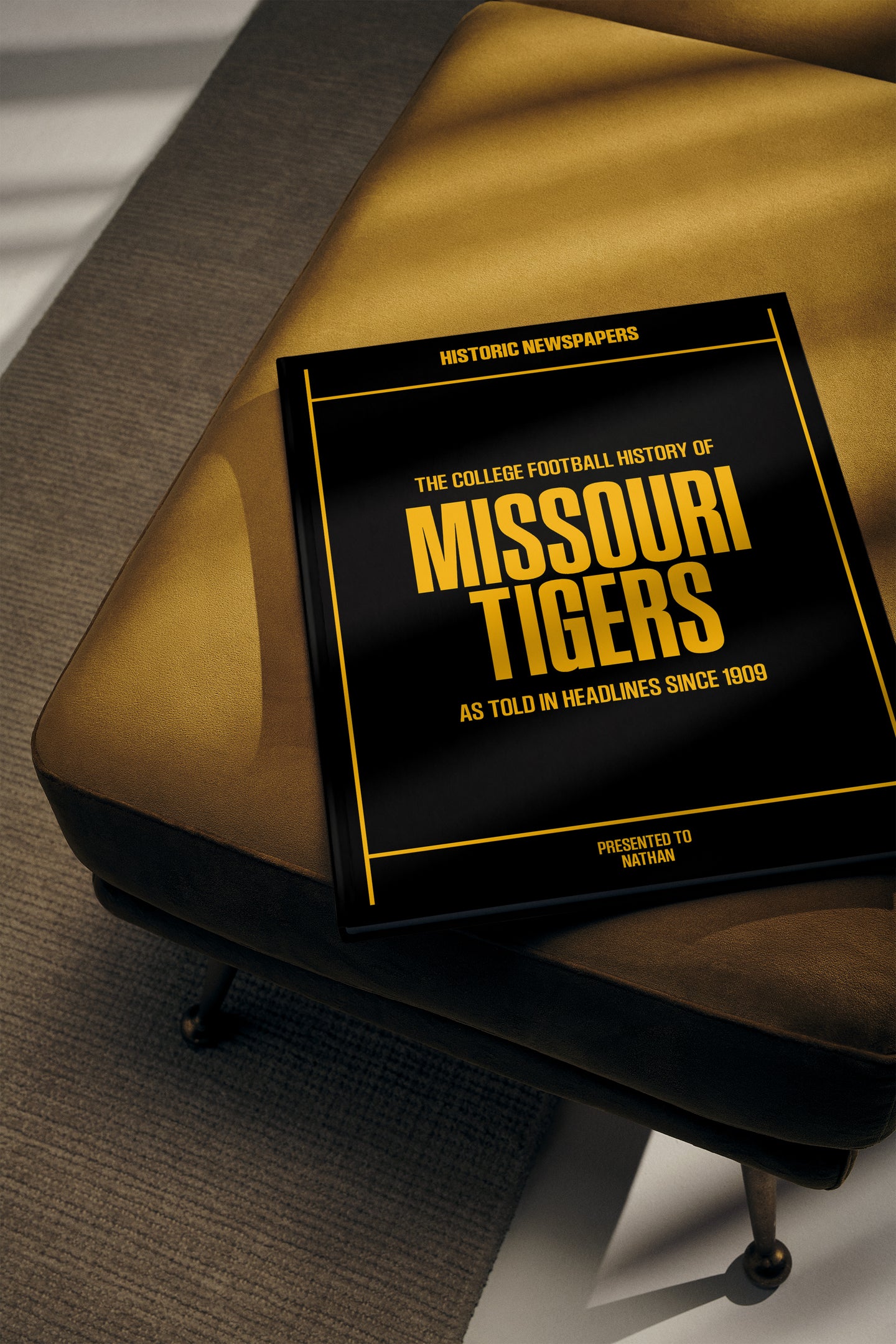 The College Football History of Missouri Tigers Book - Historic Newspapers