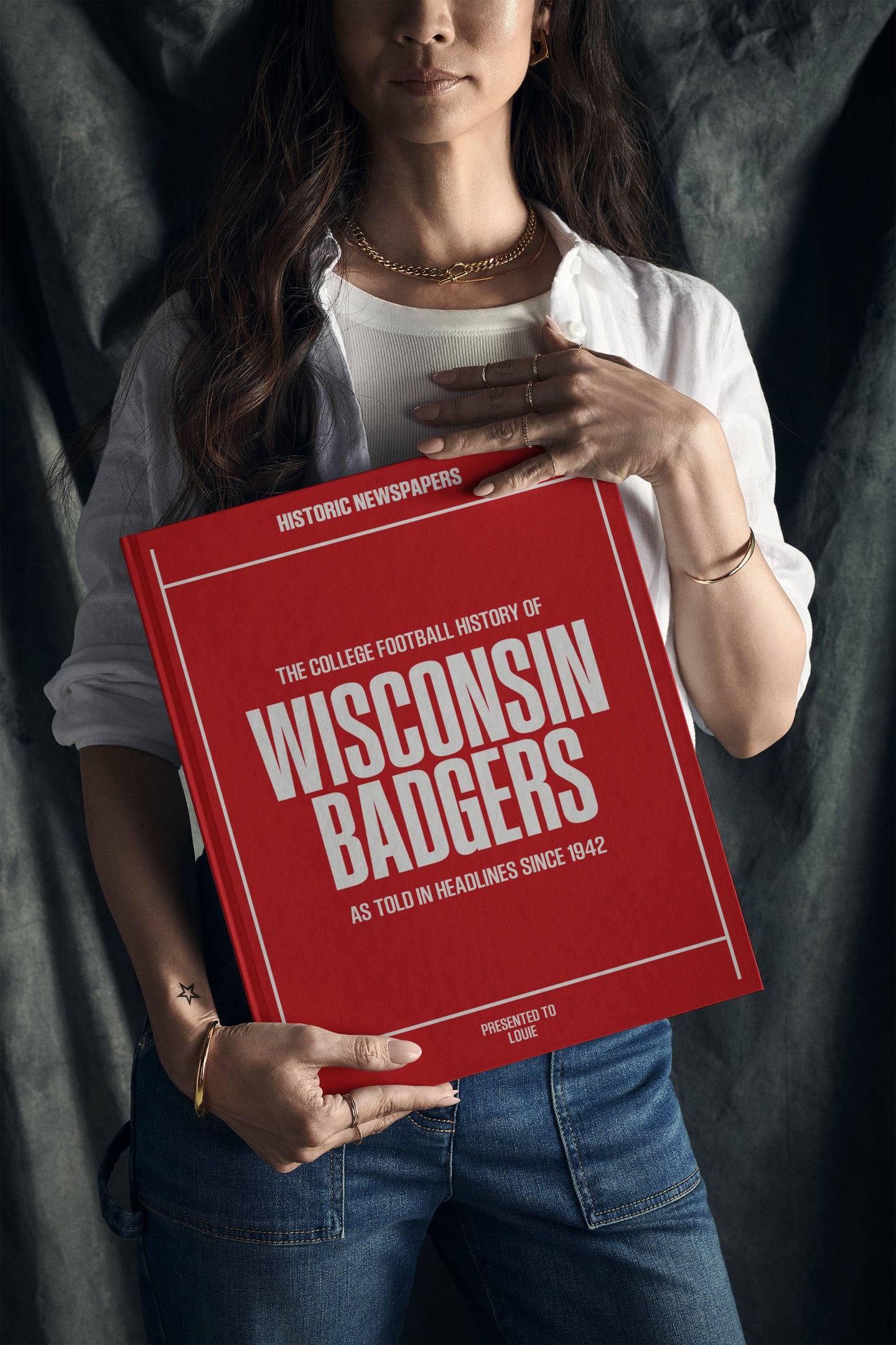 The College Football History of Wisconsin Badgers Book - Historic Newspapers