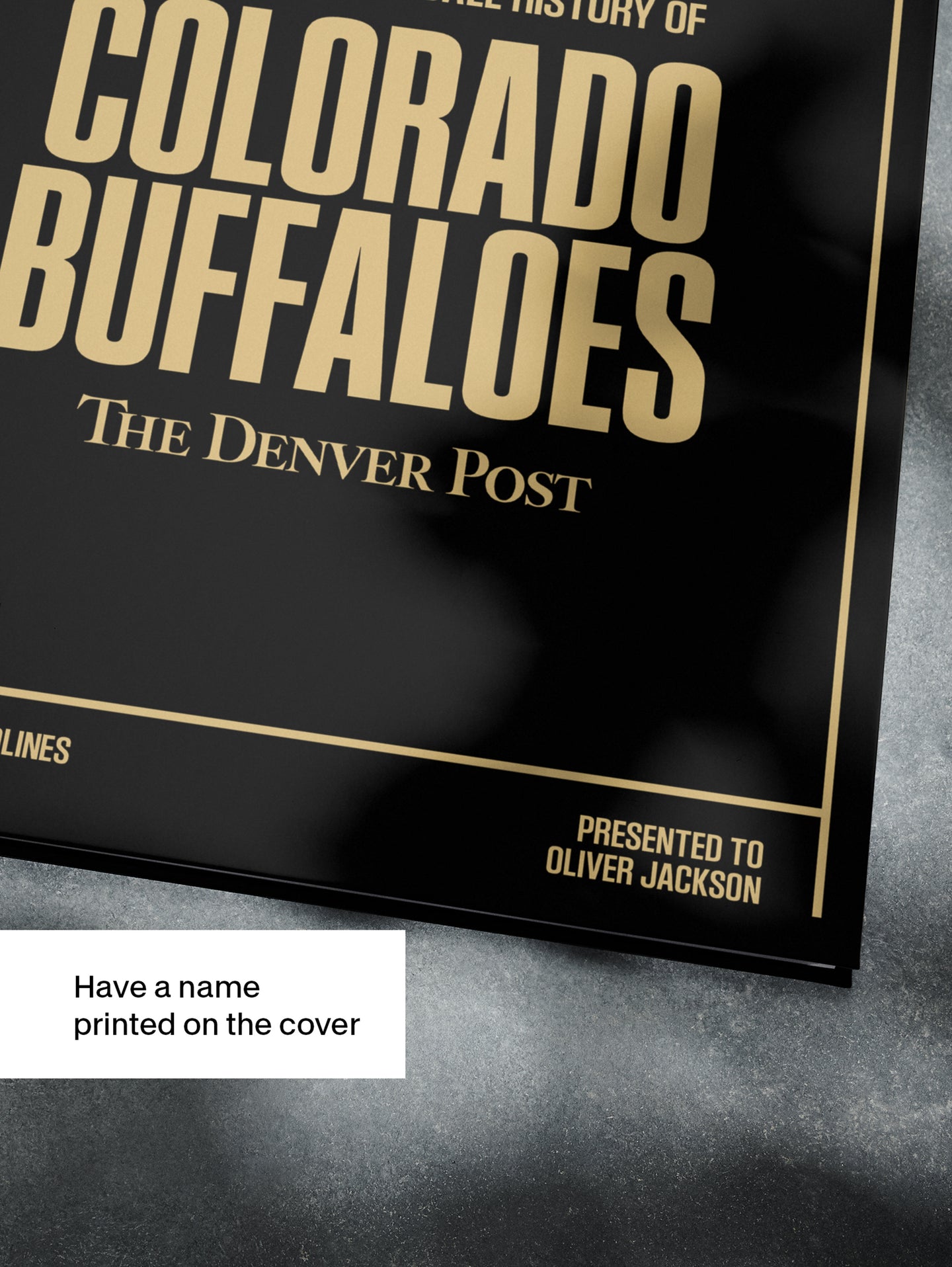 The College Football History of Colorado Buffaloes Denver Post Edition