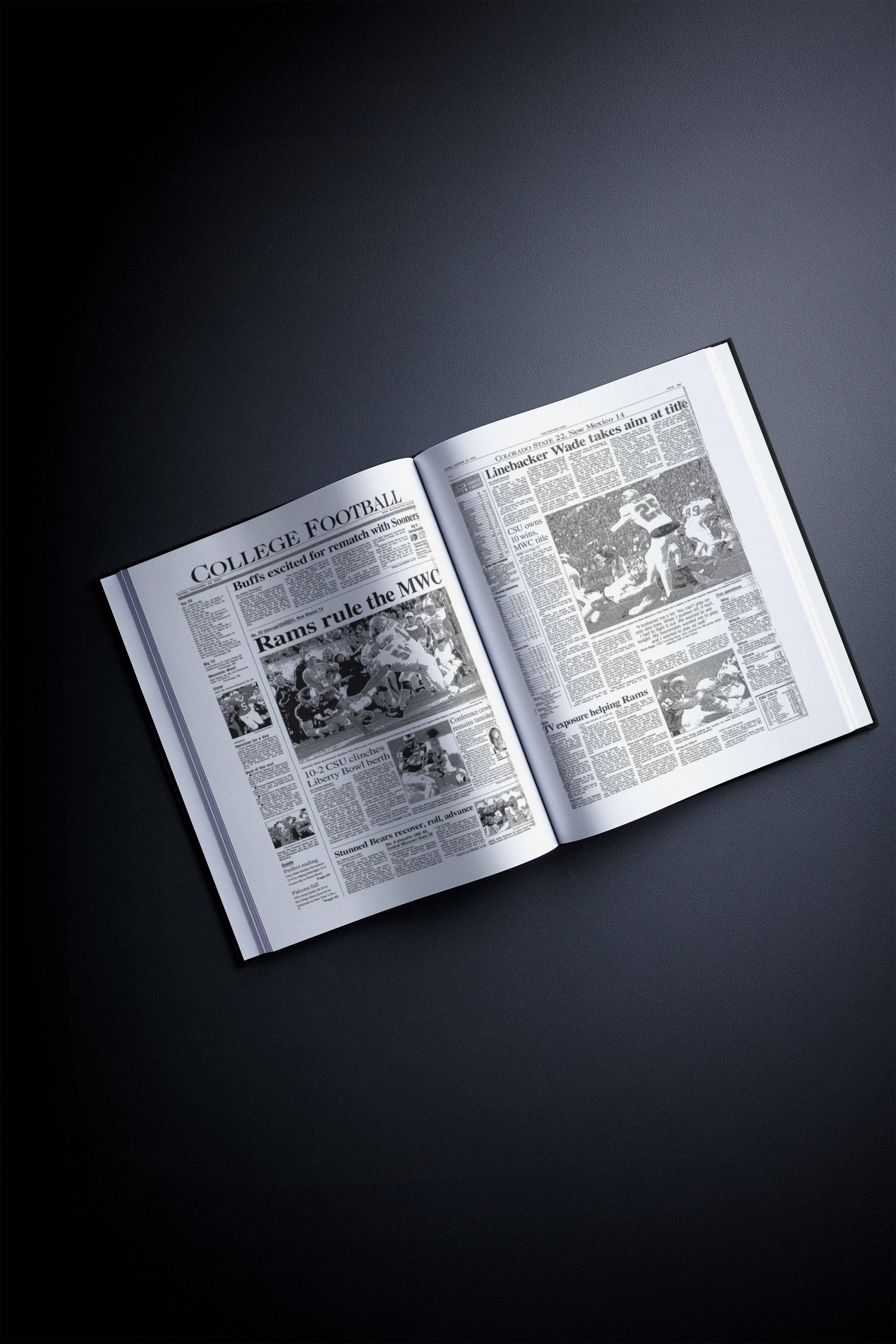 The College Football History of Colorado State Rams Denver Post Edition - Historic Newspapers