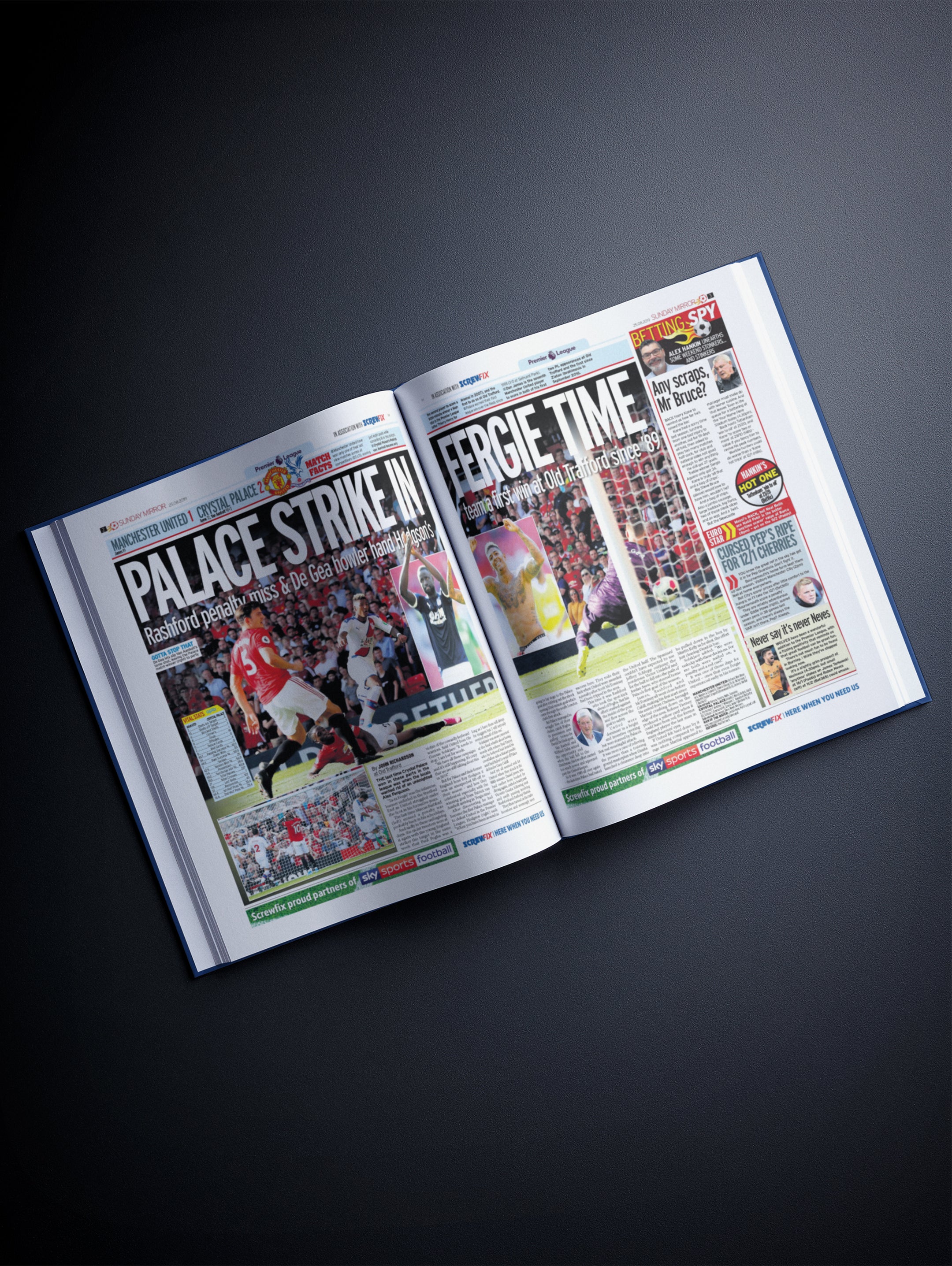 The Football History of Crystal Palace Book - Historic Newspapers