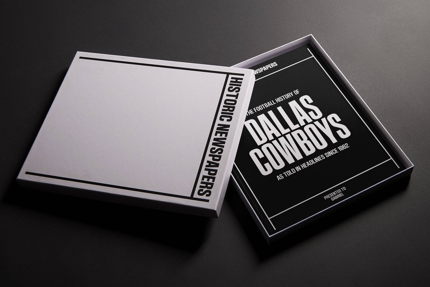 The US Football History of Dallas Cowboys Book - Historic Newspapers