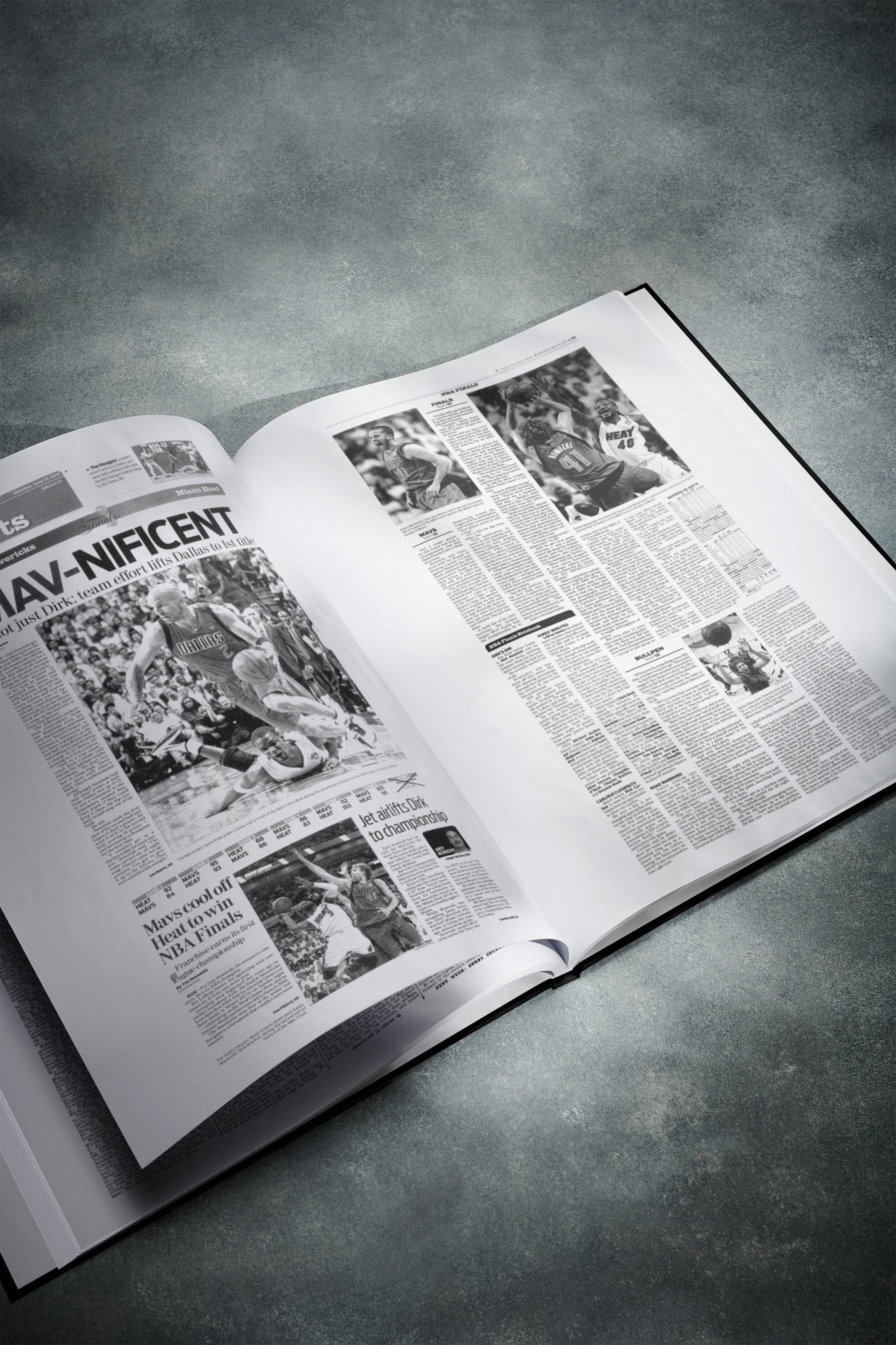 The Basketball History of Dallas Mavericks USA Today Edition - Historic Newspapers