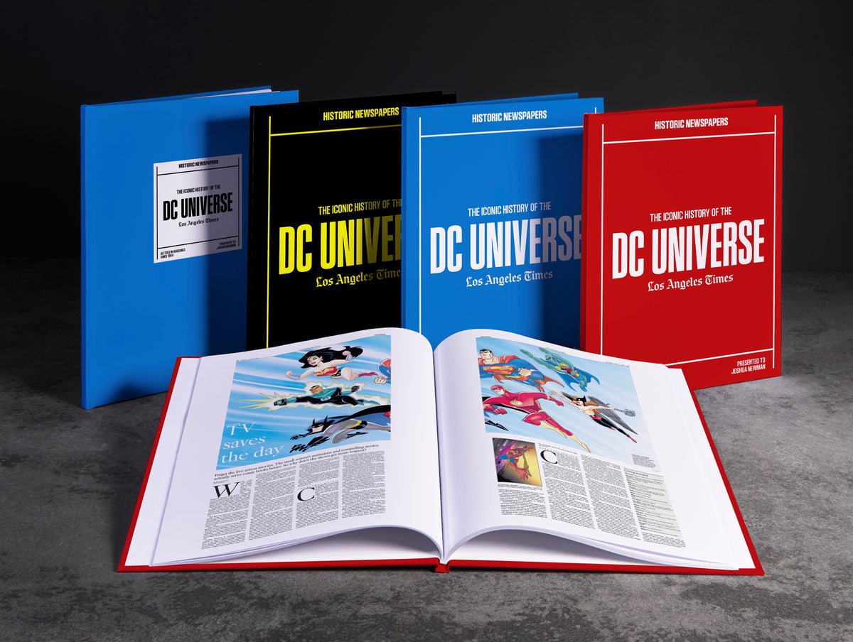 Who Invented Dc Iconic History of the DC Universe Los Angeles Times Edition | Historic ...