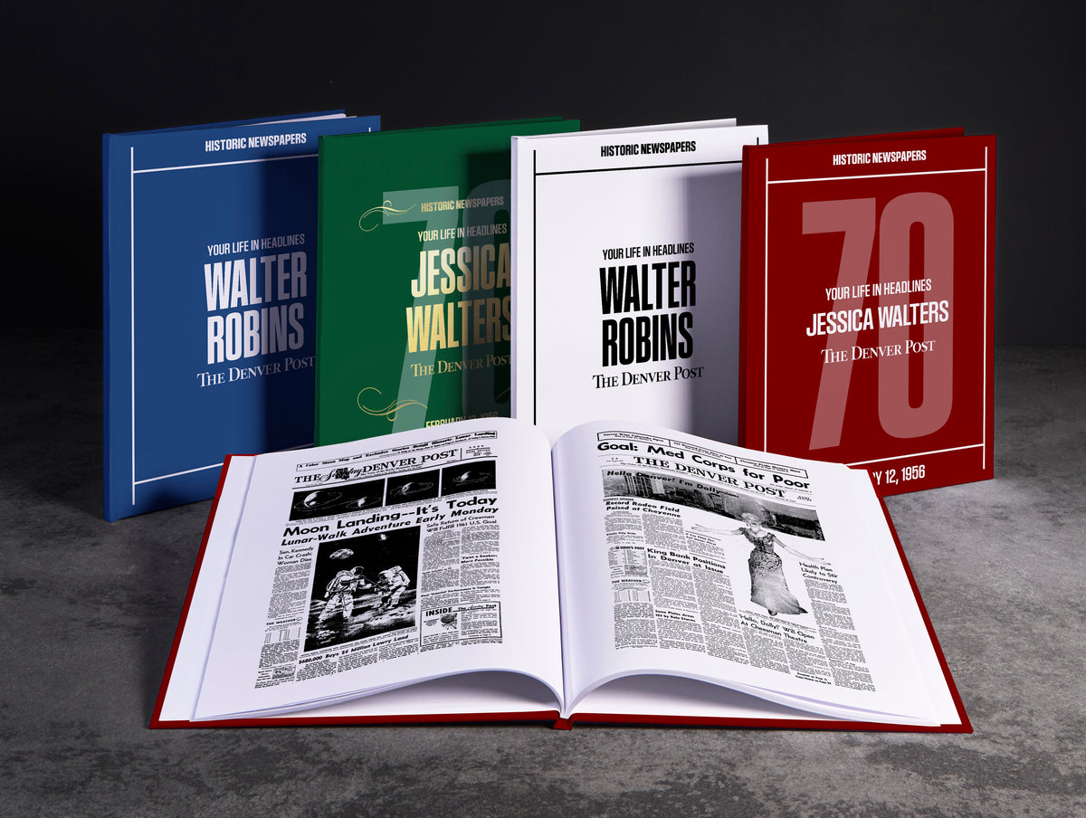 Denver Paper Personalized Birthday Newspaper Book Denver Post Edition