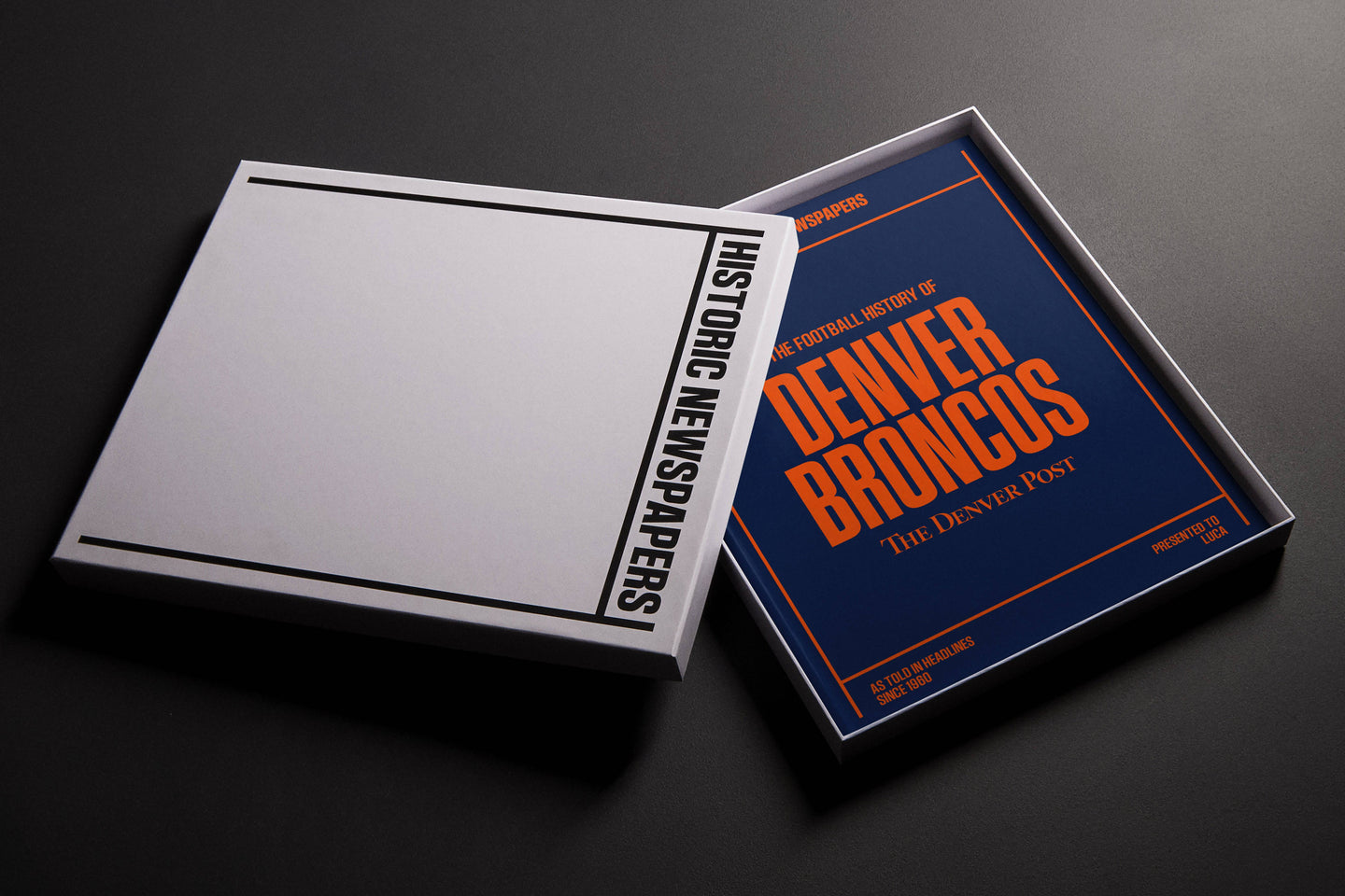 US Football History of Denver Broncos Denver Post Edition Book - Historic Newspapers